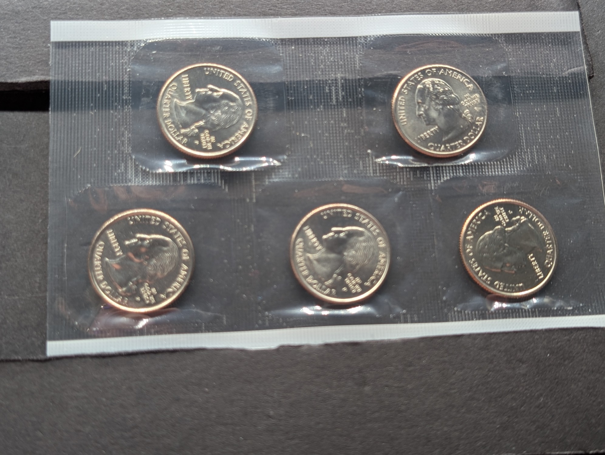 2002-P Only U.S. Mint Uncirculated Coin Set with State Quarters and Sacagawea Dollar In OGP w/COA