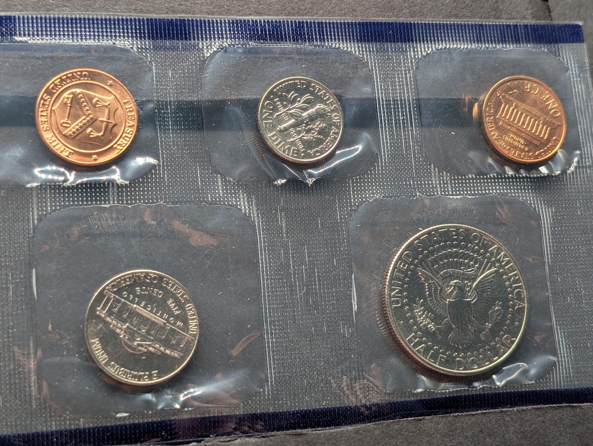 1999-P Only U.S. Mint Uncirculated Coin Set with State Quarters In OGP w/ COA