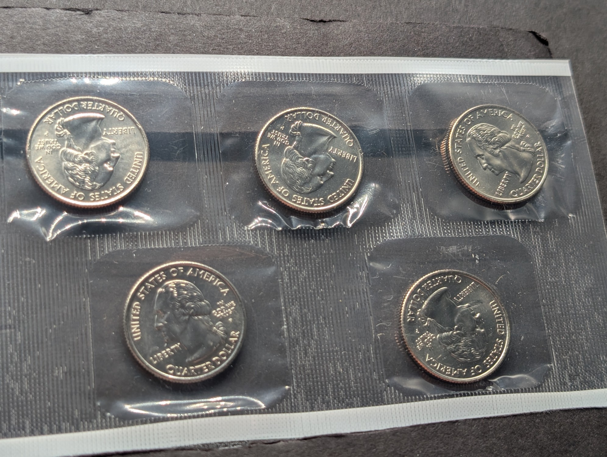 2004-P Only U.S. Mint Uncirculated Coin Set with State Quarters and Sacagawea Dollar In OGP w/ COA