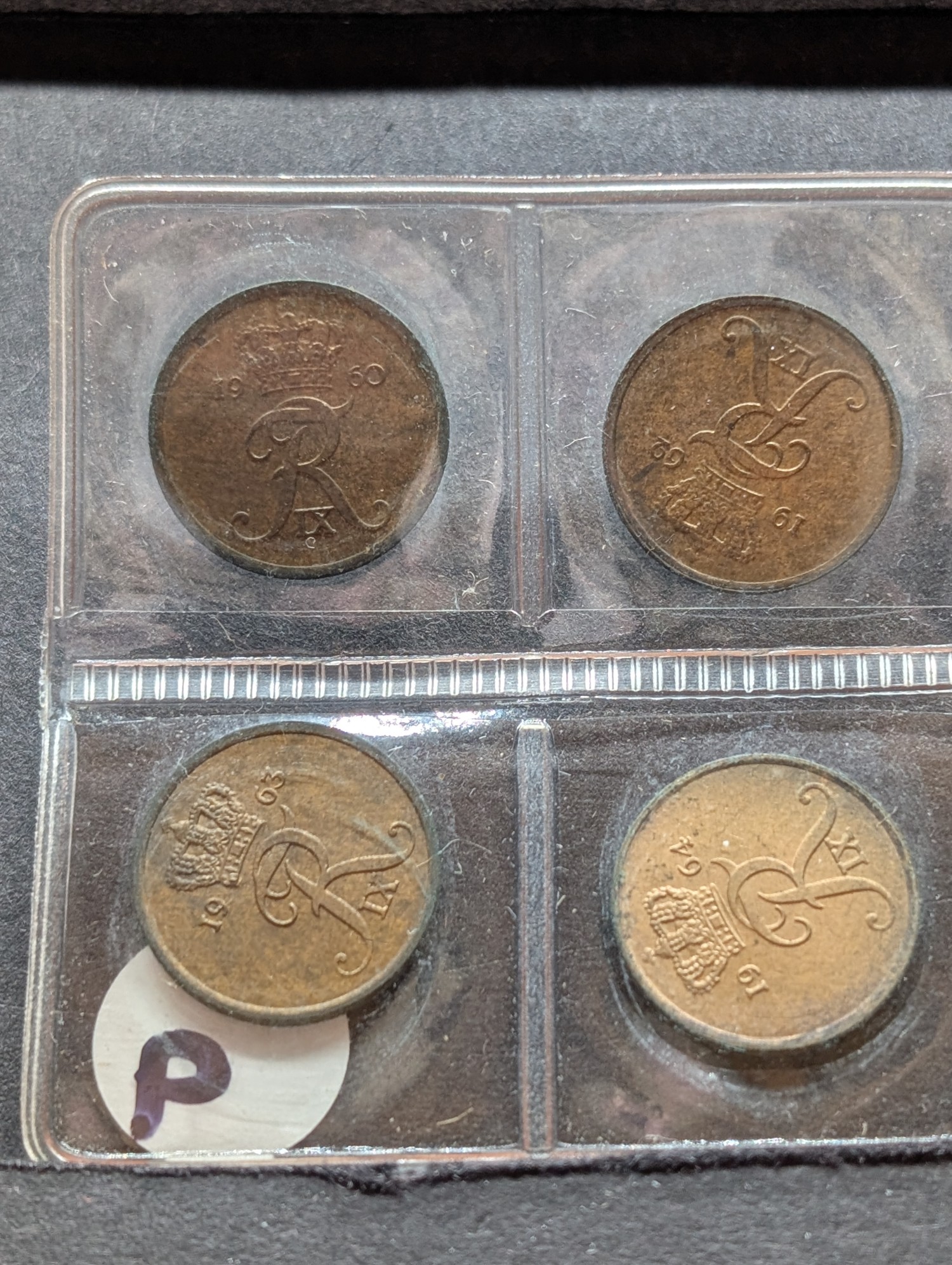 (10) 1960-1966 Denmark 1 & 2 Ore Coins