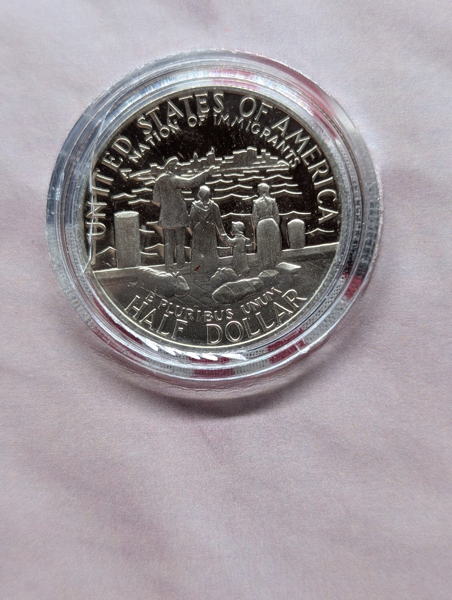 1986-S Statue Of Liberty Centennial Commemorative Half Dollar With Mint Stamp In OGP With COA
