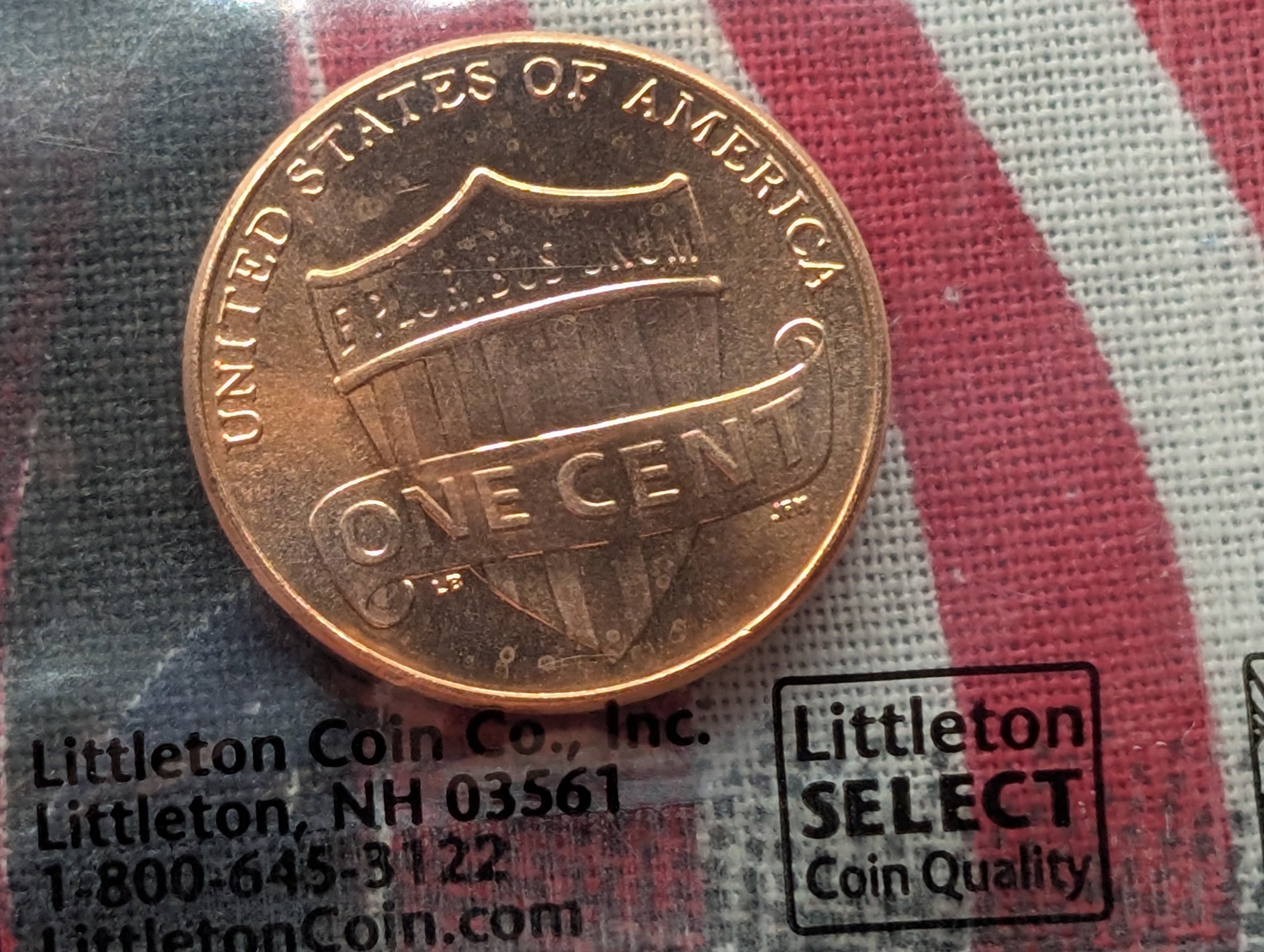 2016-P Lincoln Shield Cent, Uncirculated 60 in Littleton Package