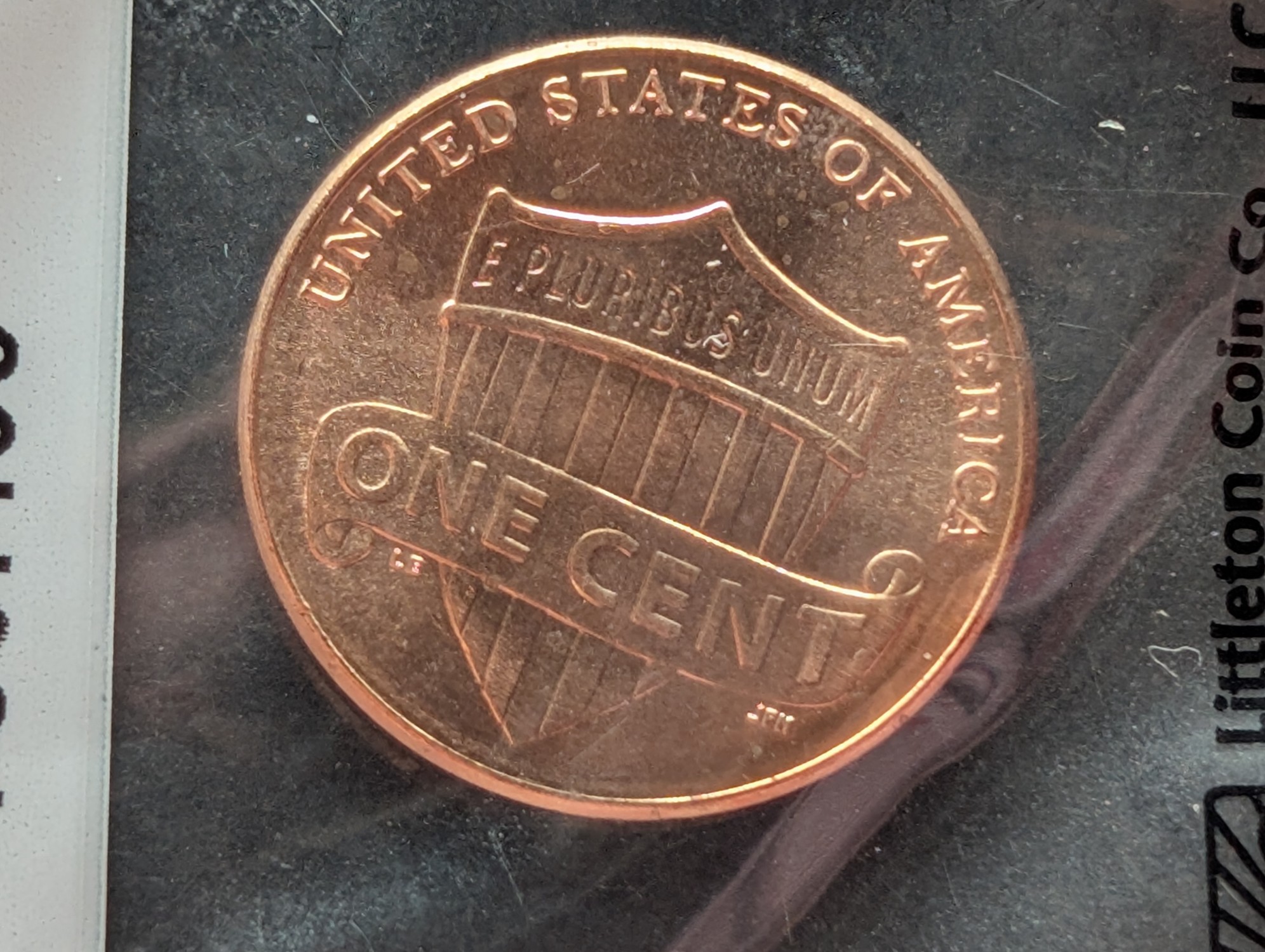2018-P Lincoln Shield Cent, Uncirculated 60 in Littleton Package