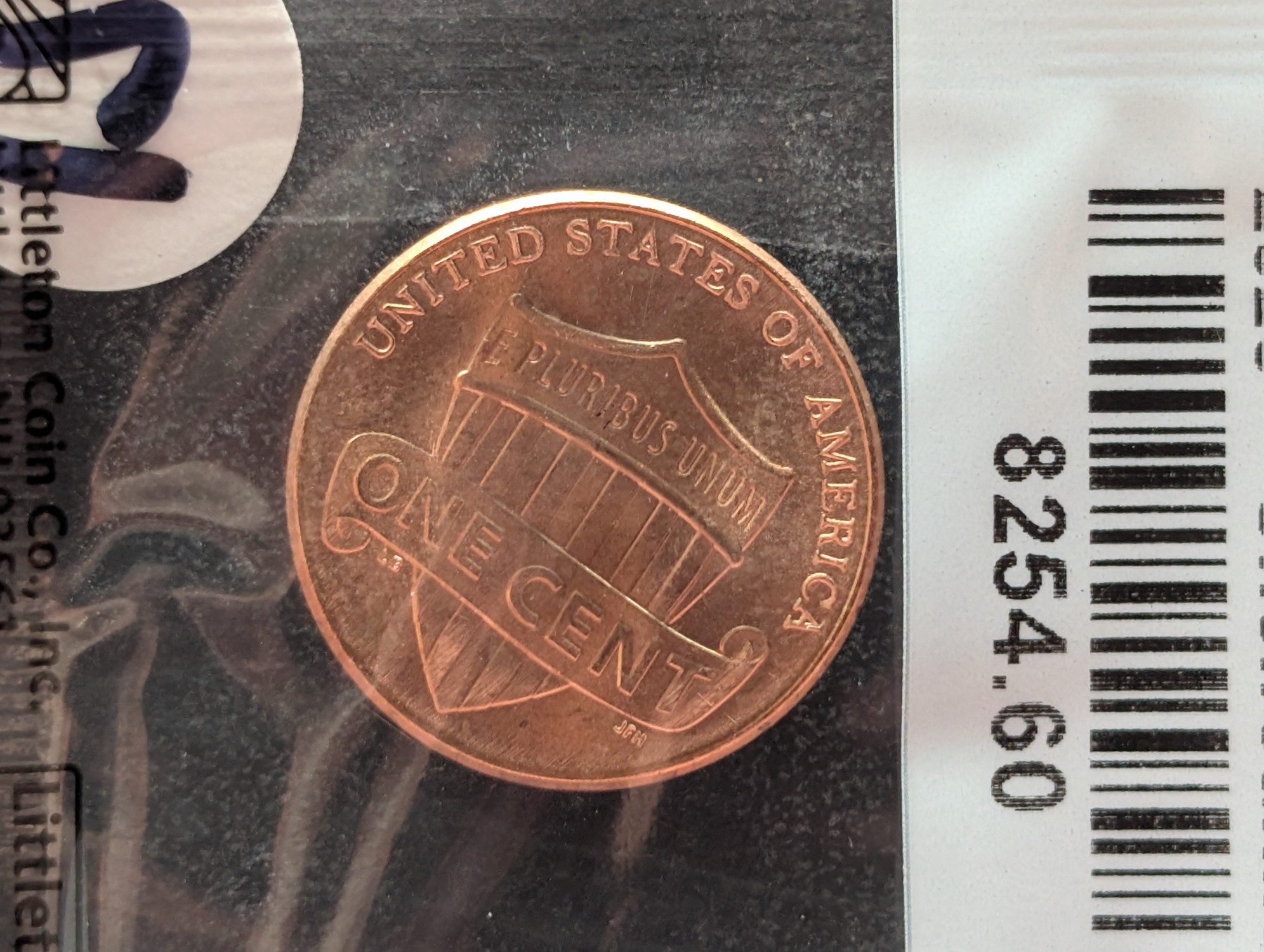 2020-P Lincoln Shield Cent, Uncirculated 60 in Littleton Package