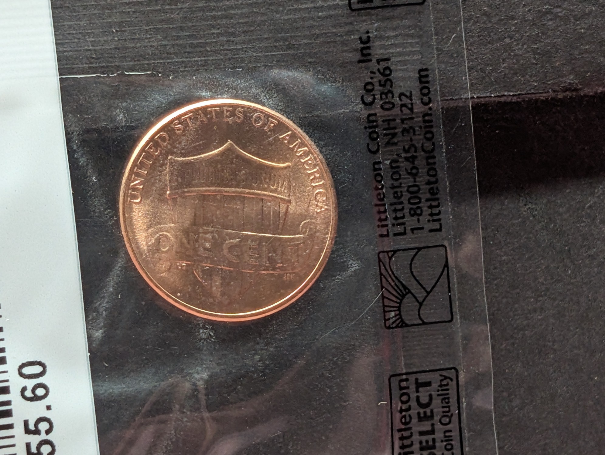 2020-D Lincoln Shield Cent, Uncirculated 60 in Littleton Package