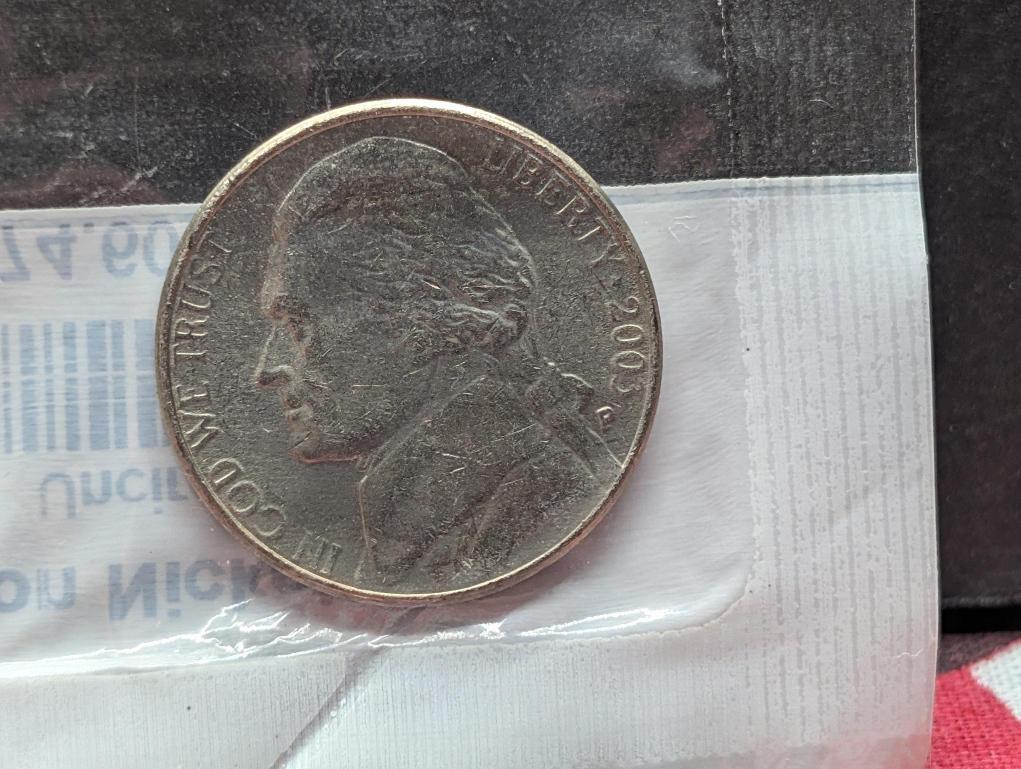2003-P Jefferson Nickel, Uncirculated 60 in Littleton Package