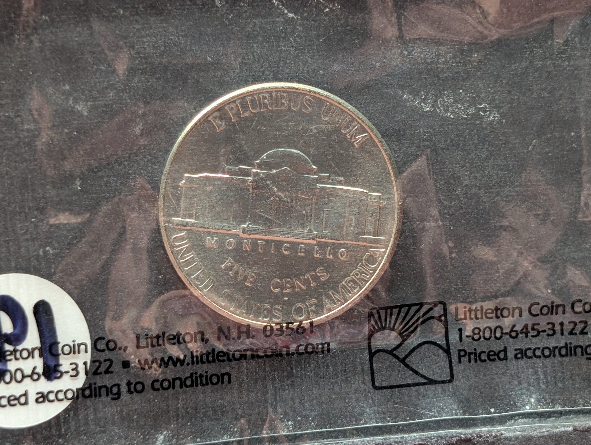 2003-P Jefferson Nickel, Uncirculated 60 in Littleton Package
