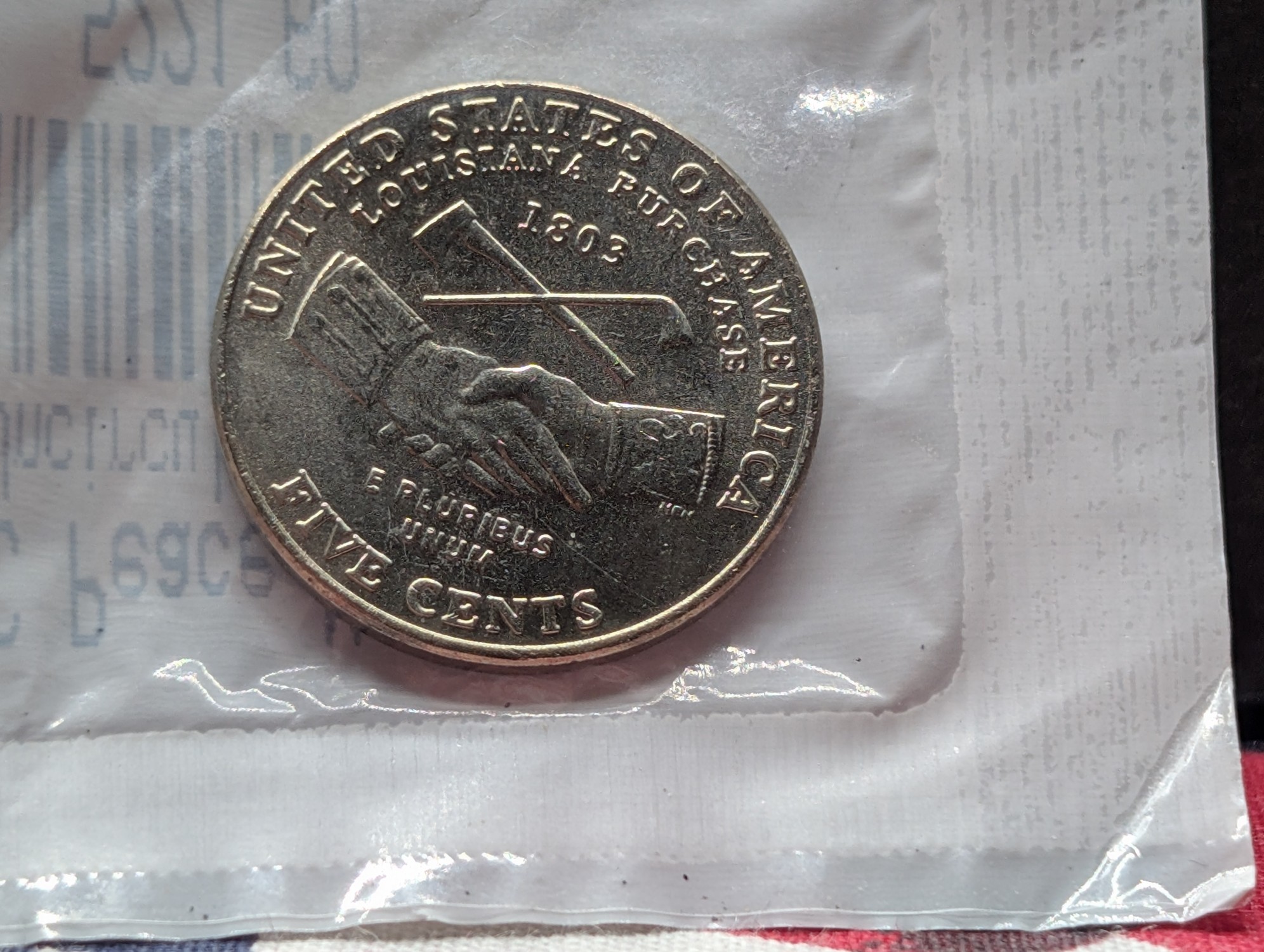 2004-D Peace Medal Jefferson Nickel, Uncirculated 60 in Littleton Package