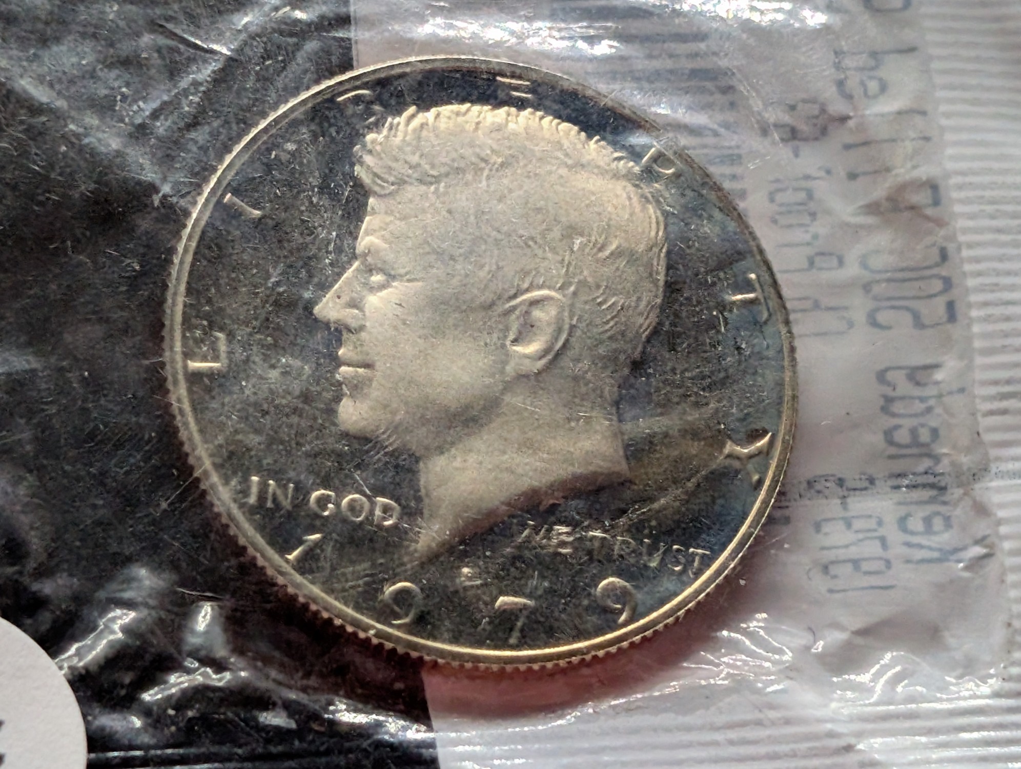 1979-S Kennedy Half Dollar, CH Proof 63, Filled S in Littleton Package
