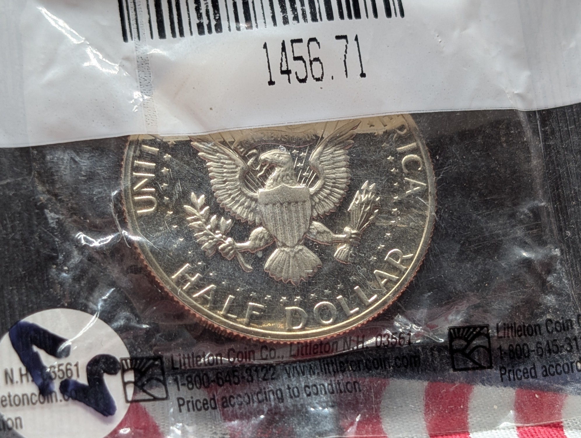 1979-S Kennedy Half Dollar, CH Proof 63, Filled S in Littleton Package