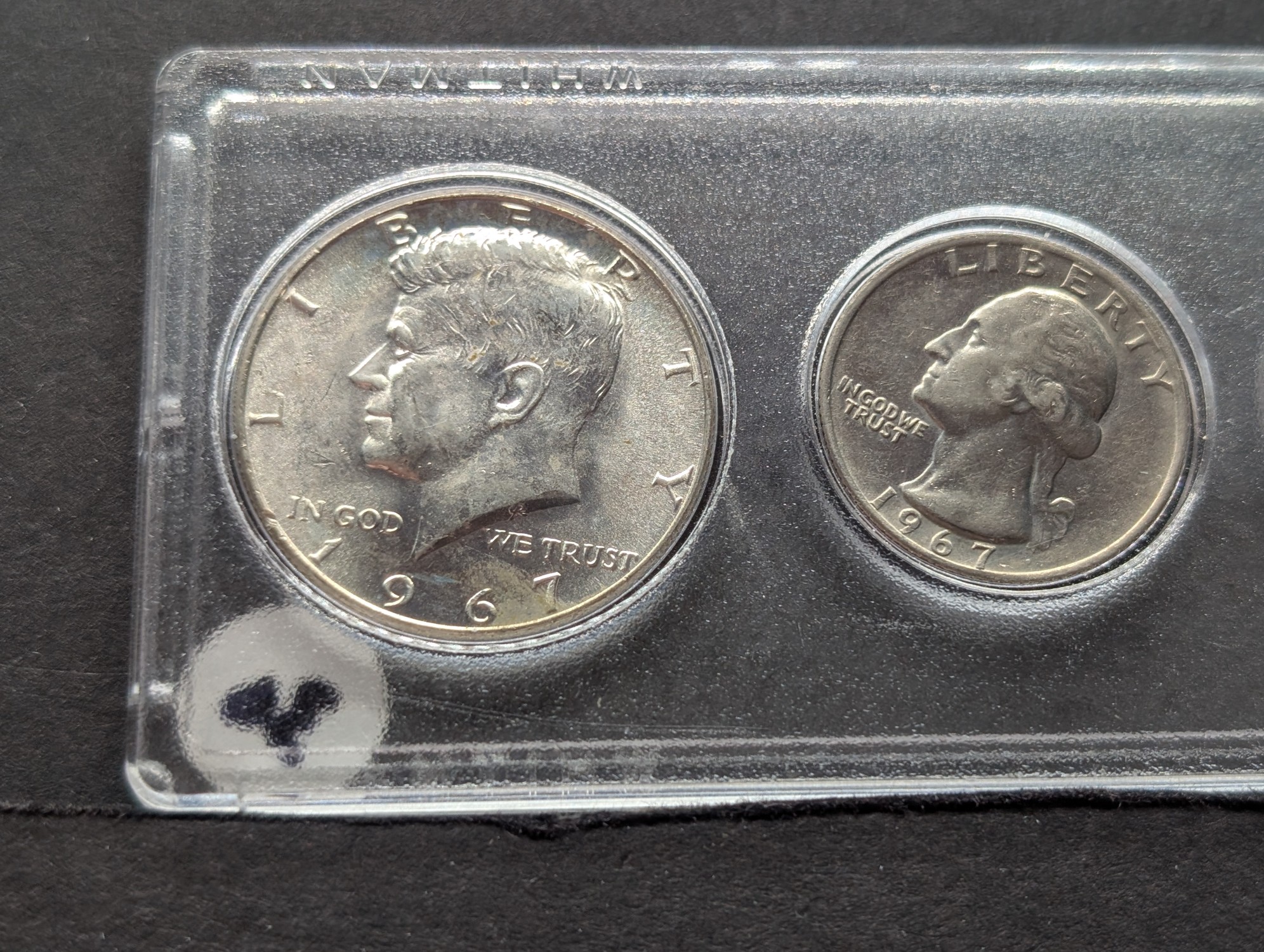 1967 United States Mint Year Set, No Box - Includes 40% Silver Kennedy Half Dollar