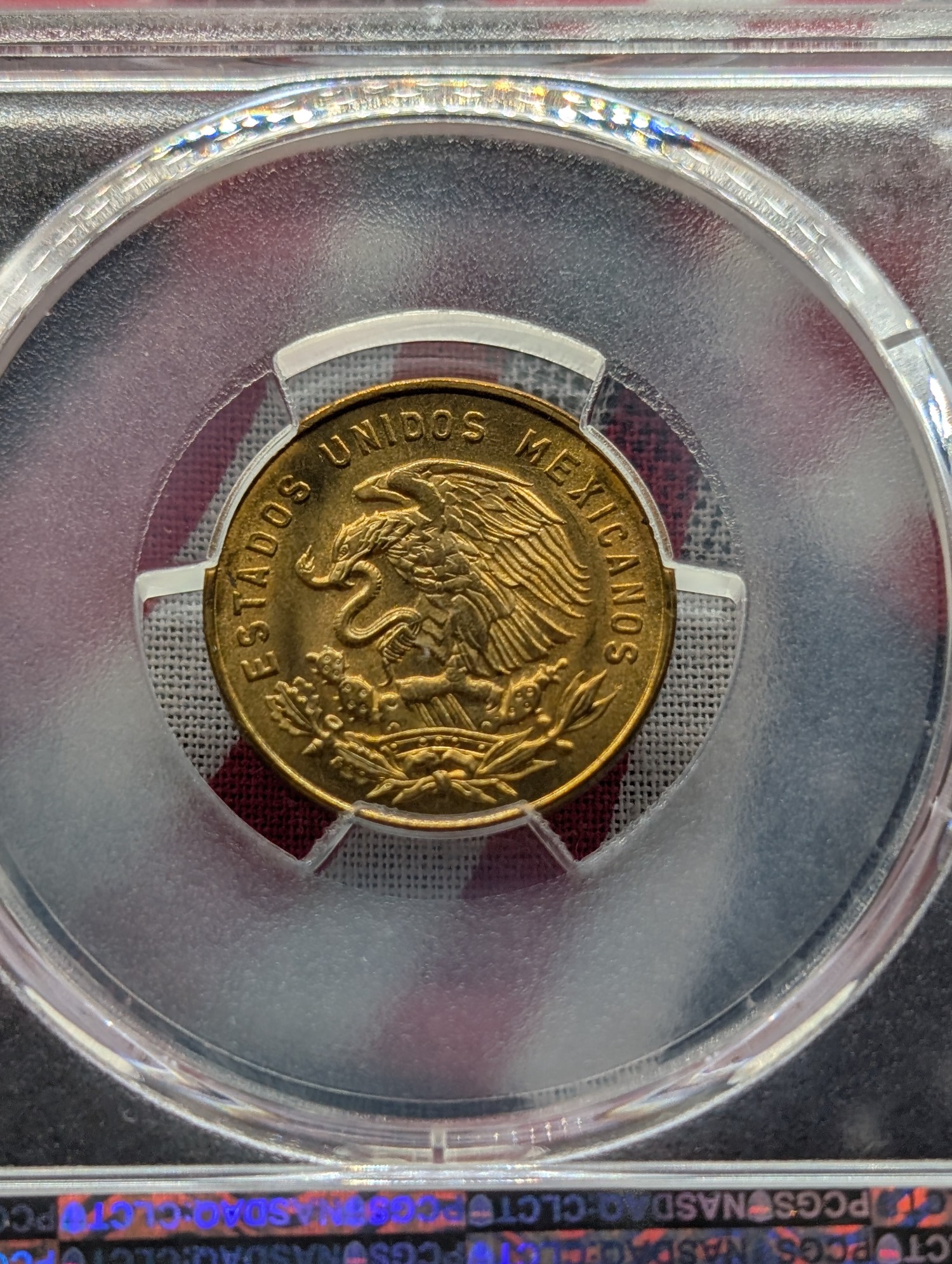 1964-Mo Mexico Cinco Centavos PCGS MS66