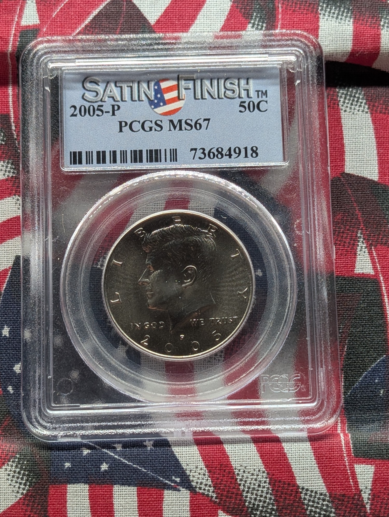 2005-P Kennedy Half Dollar PCGS MS67