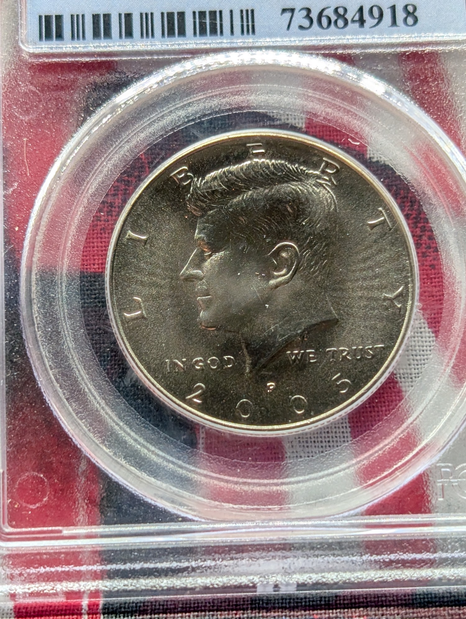2005-P Kennedy Half Dollar PCGS MS67