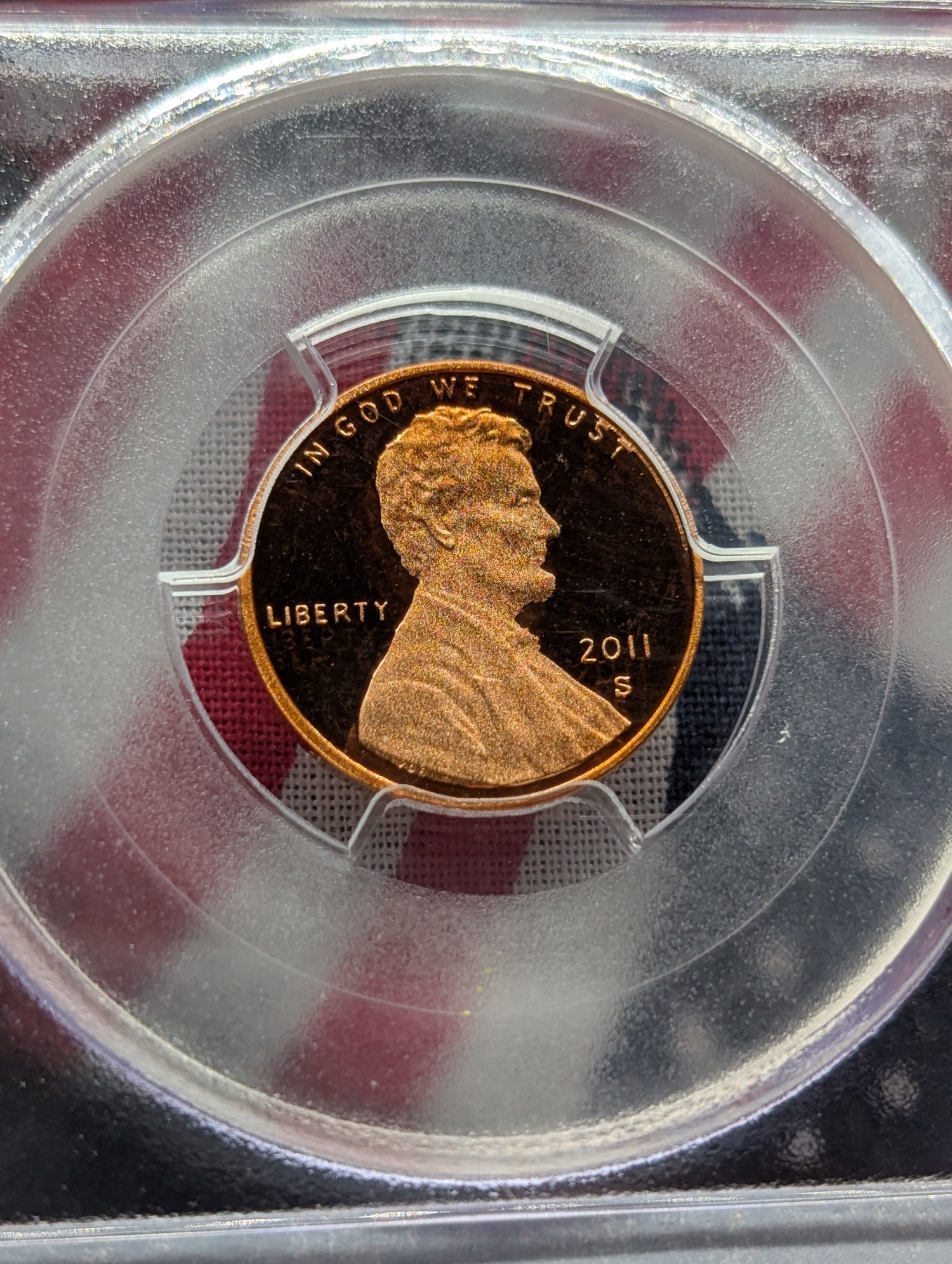 2011-S Lincoln Shield Cent PCGS PR69RD DCAM