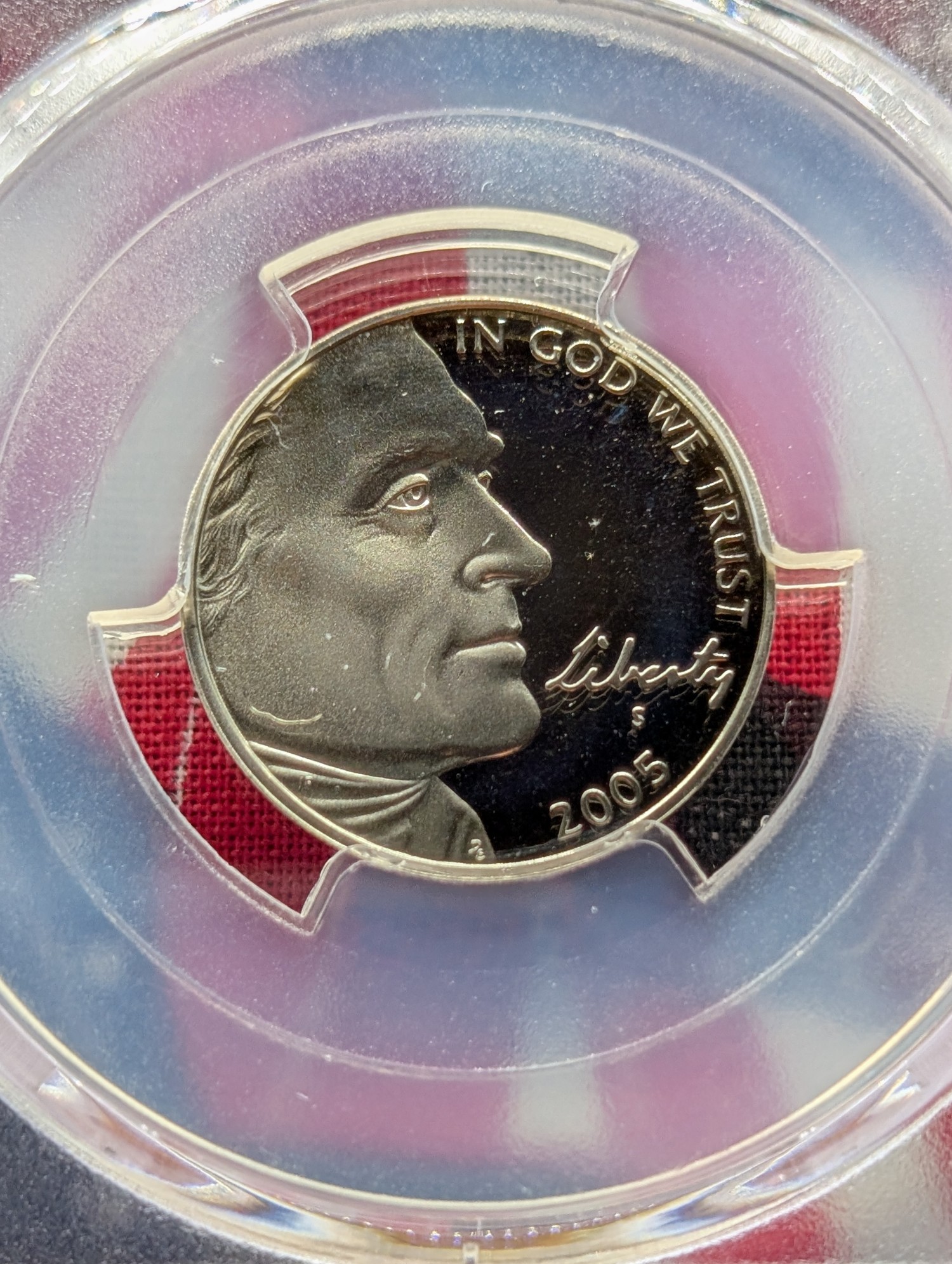 2005-S Bison Jefferson Nickel PCGS PR69DCAM