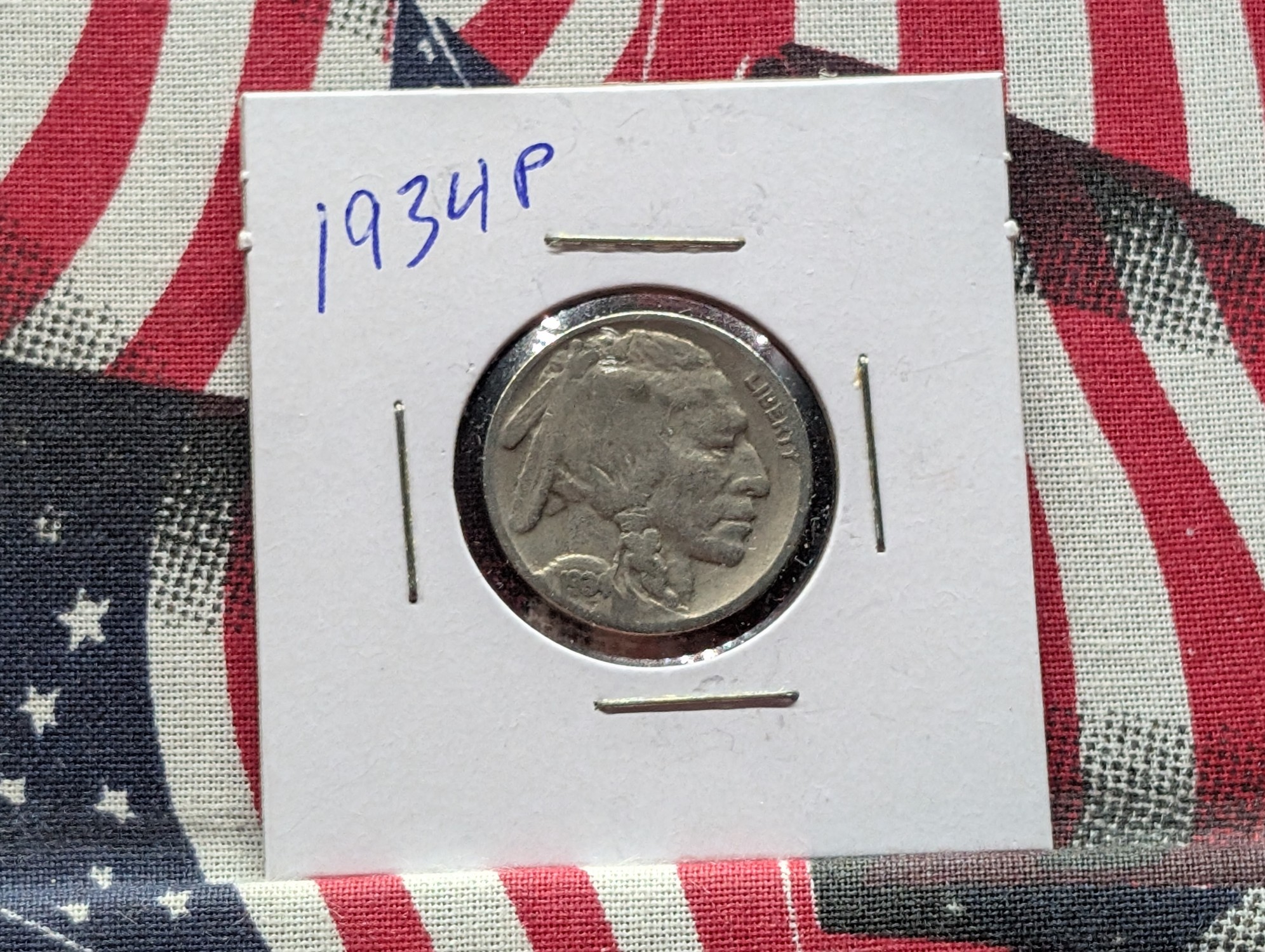 1934-P Indian Head Buffalo Nickel