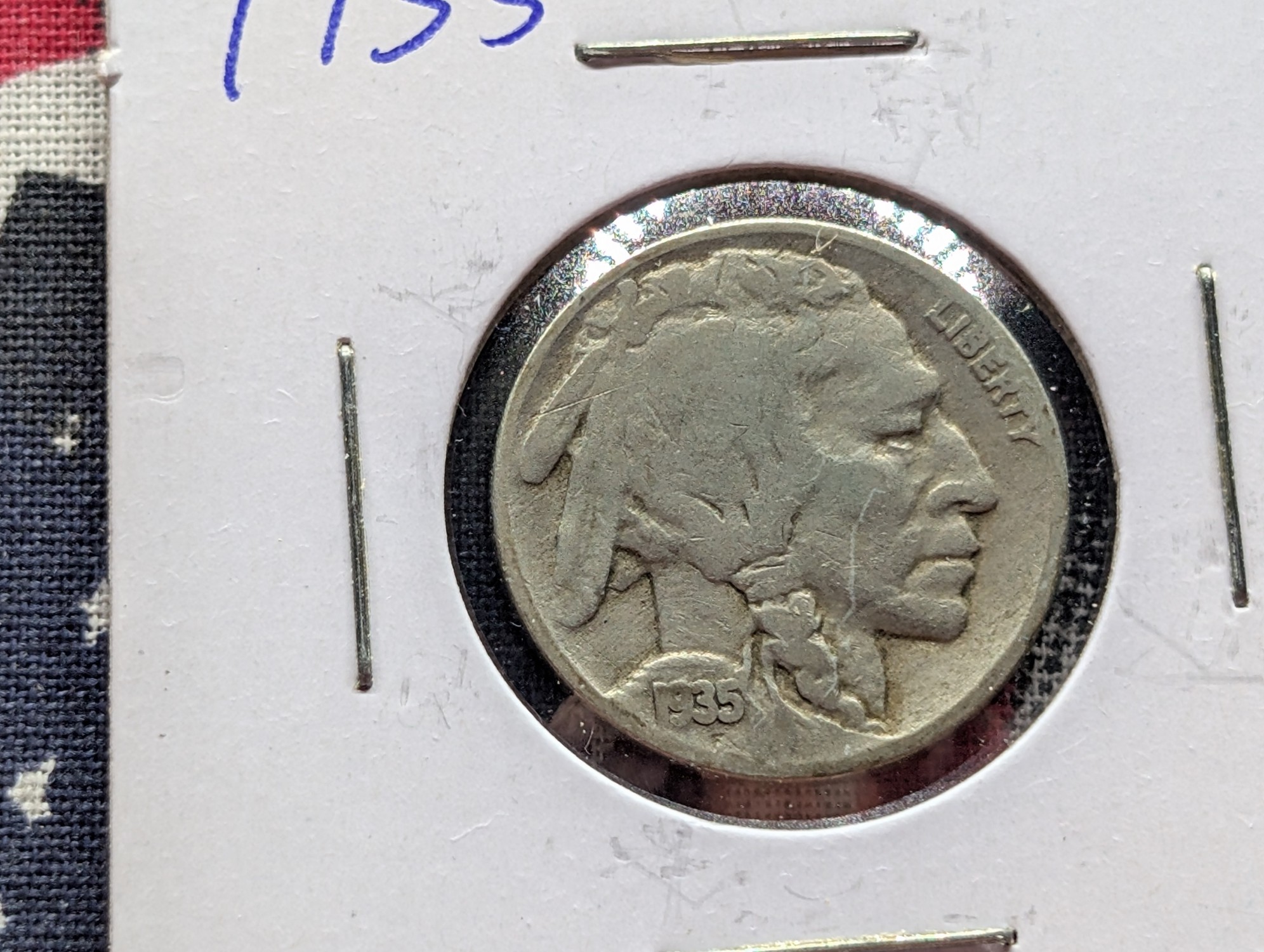 1935-P Indian Head Buffalo Nickel