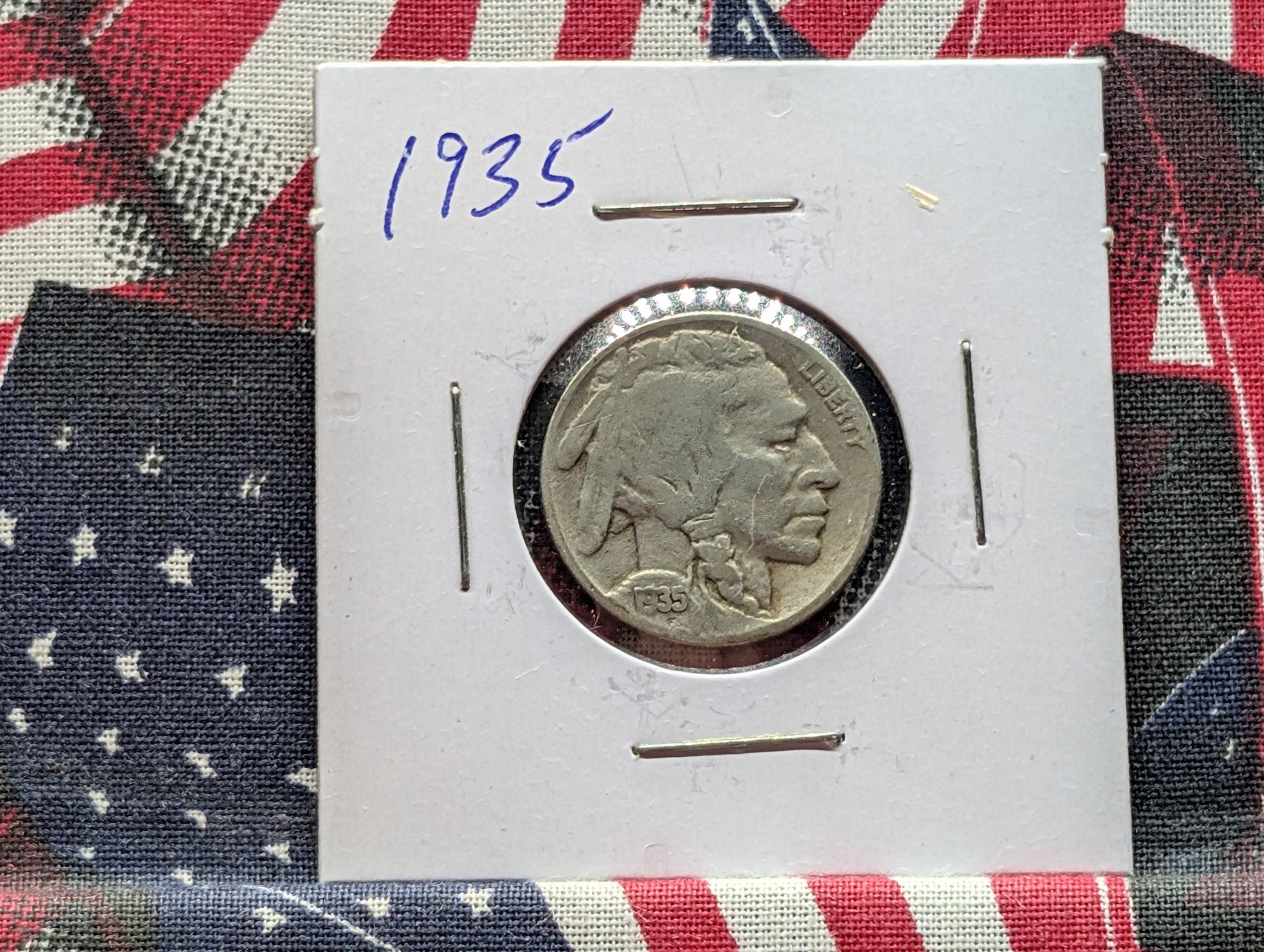 1935-P Indian Head Buffalo Nickel