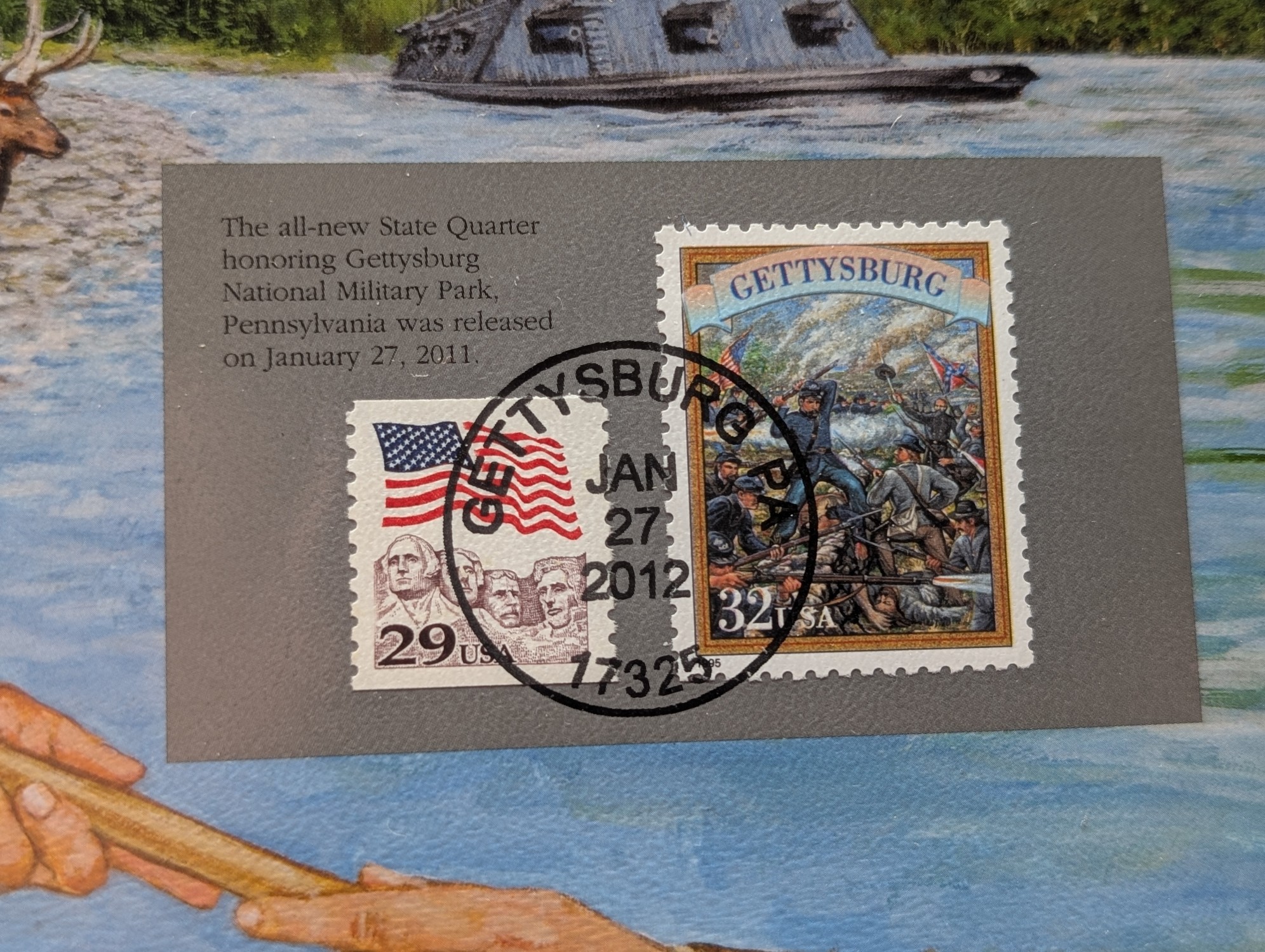 2011-D Only U.S. Uncirculated Mint Set With Stamps