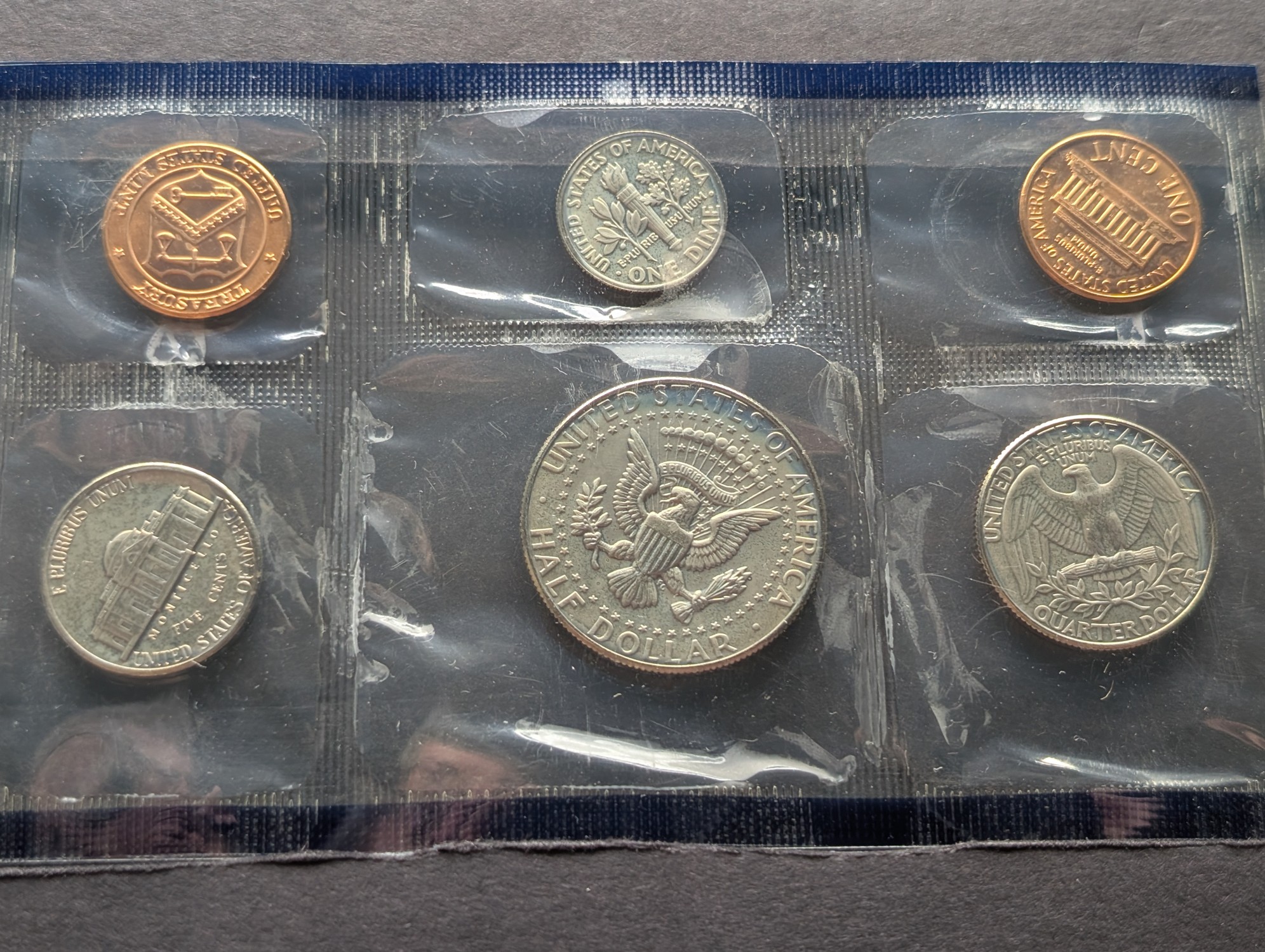 1987 P&D Uncirculated US Mint Set in OGP w/ COA