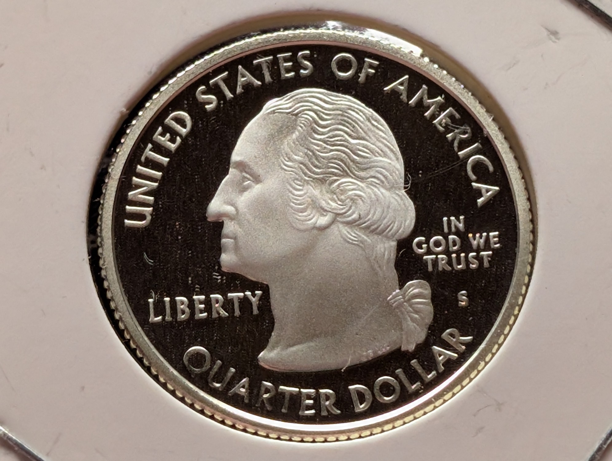 2007-S Proof 90% Silver State Quarter, Wyoming (WY)