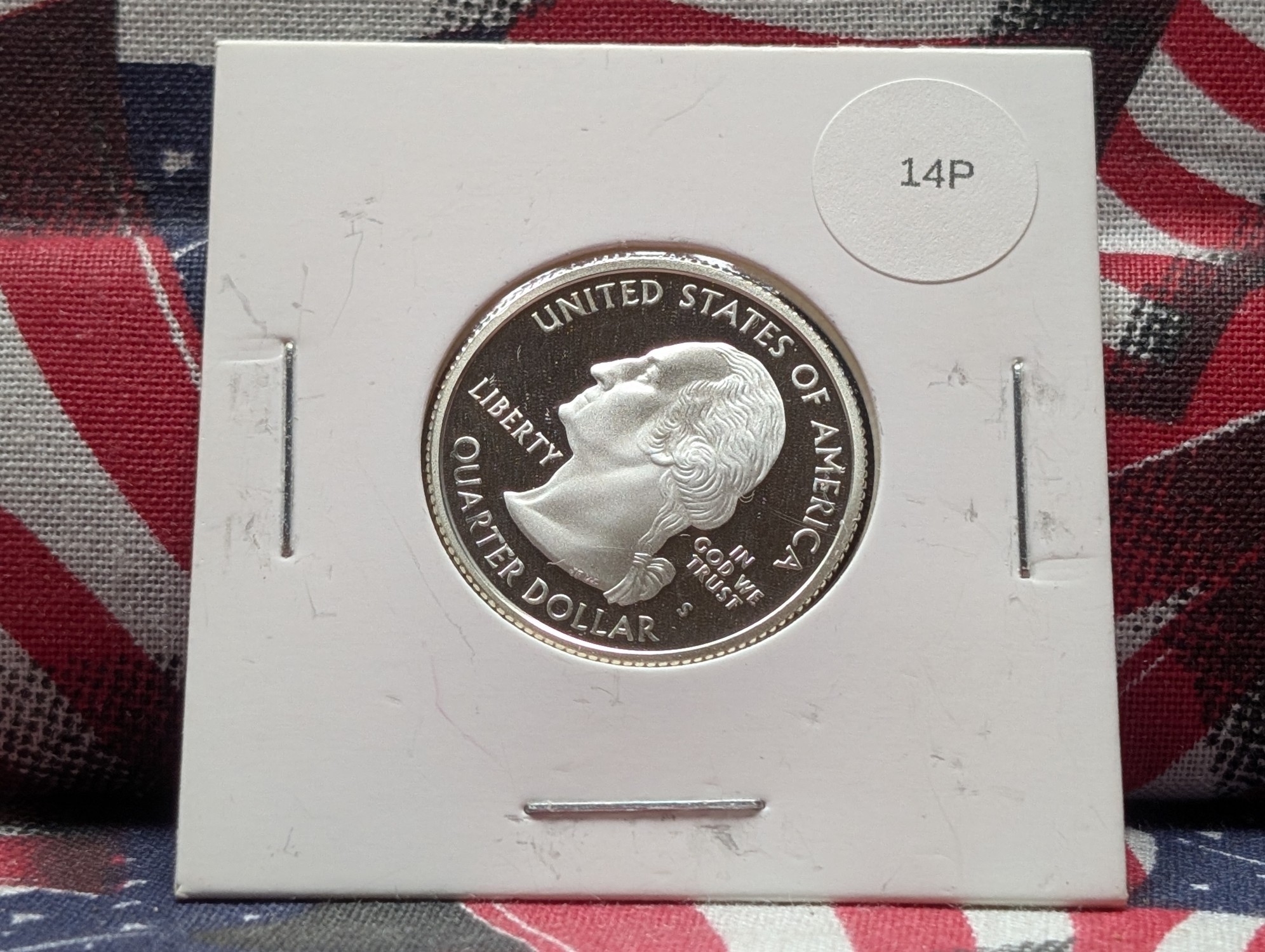 2007-S Proof 90% Silver State Quarter, Wyoming (WY)