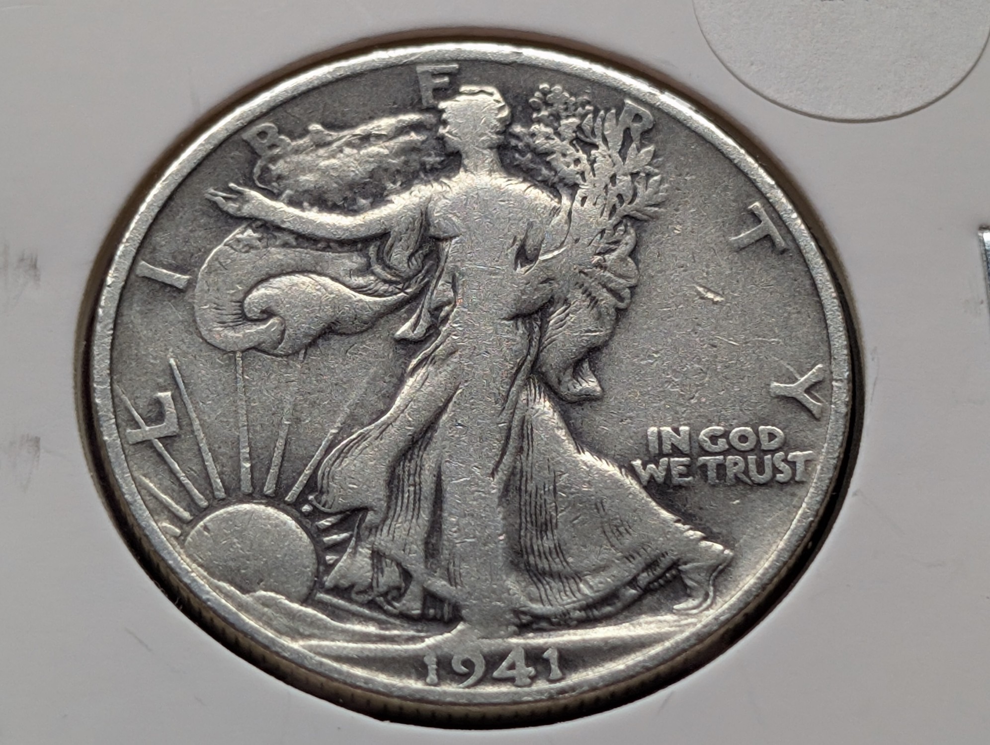 1941-S Walking Liberty 90% Silver Half Dollar
