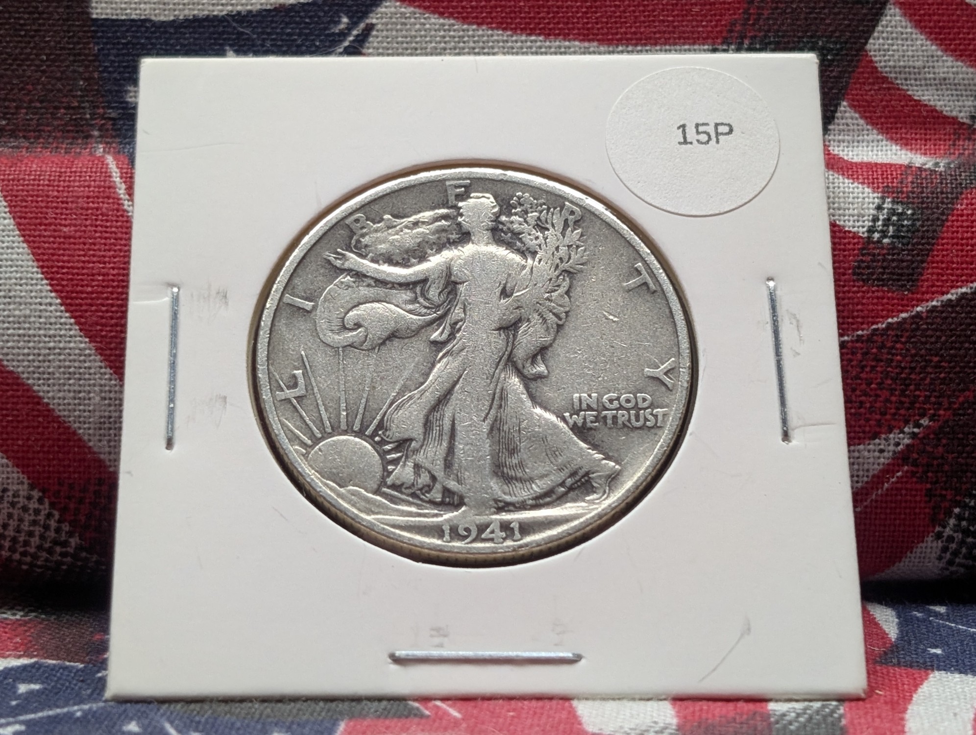 1941-S Walking Liberty 90% Silver Half Dollar