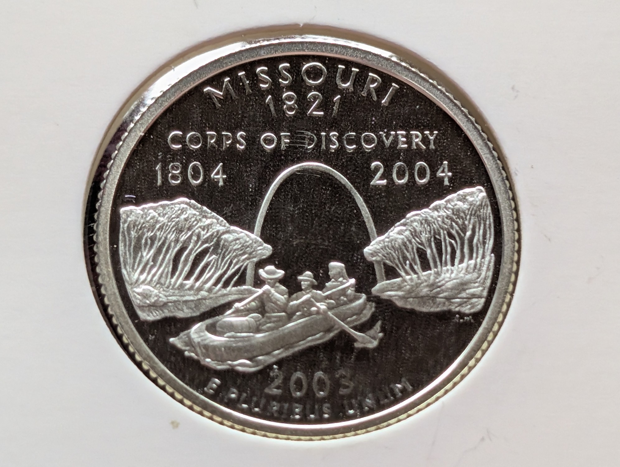 2003-S Proof 90% Silver State Quarter, Missouri (MO)