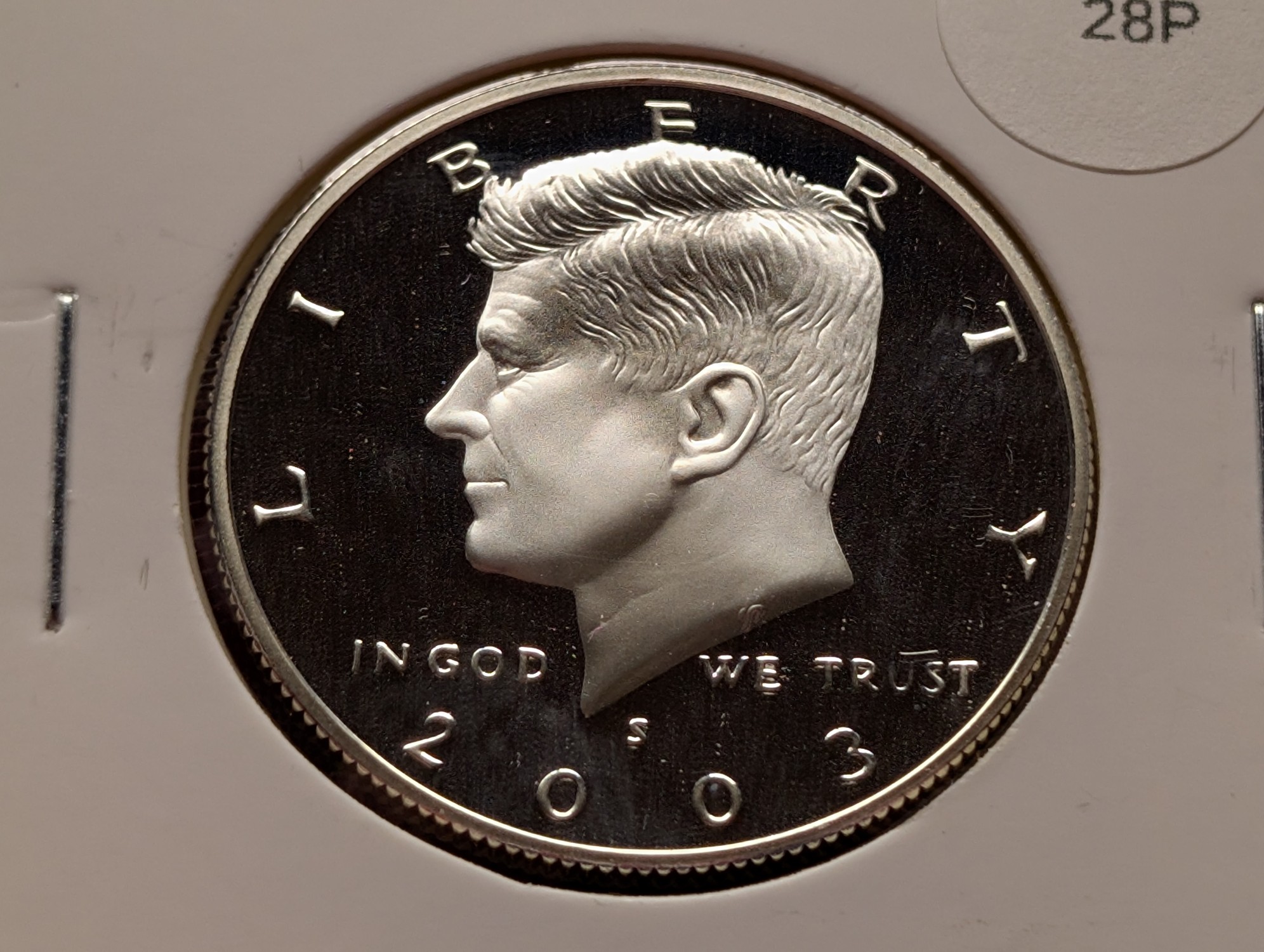 2003-S 90% Silver Proof Kennedy Half Dollar