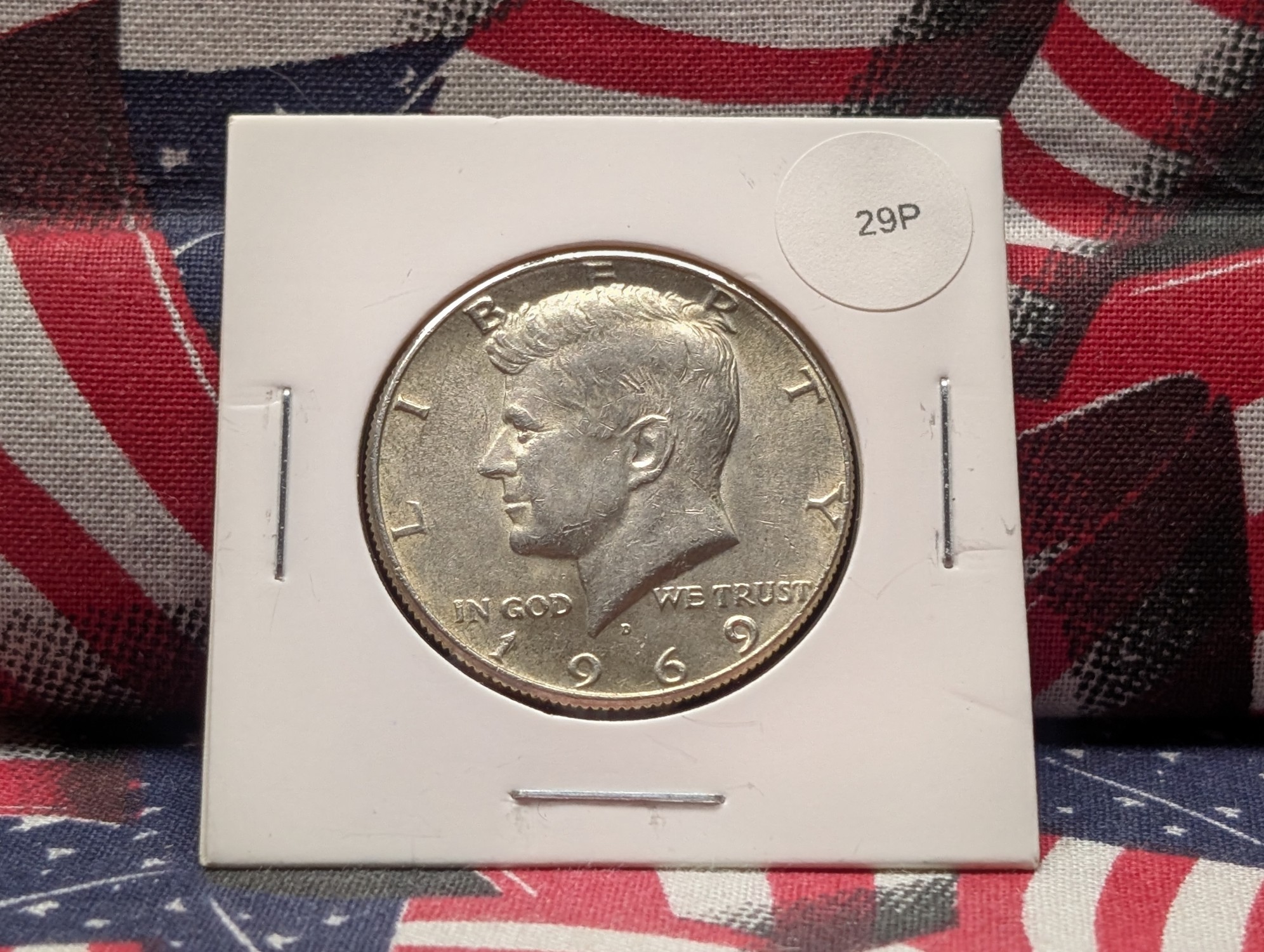 1969-D 40% Silver Kennedy Half Dollar