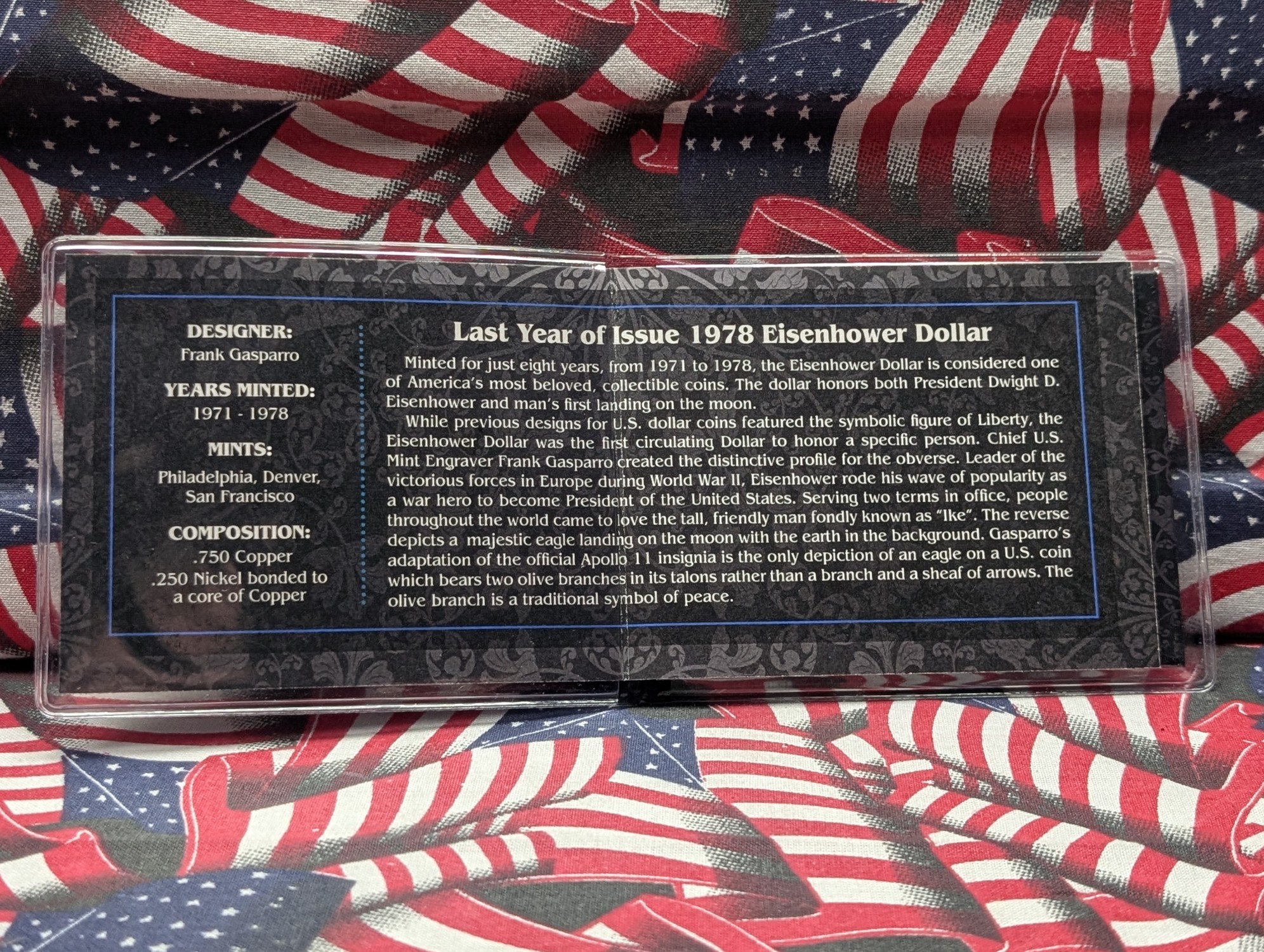 1978-D Eisenhower Dollar In Last Year of Issue Set