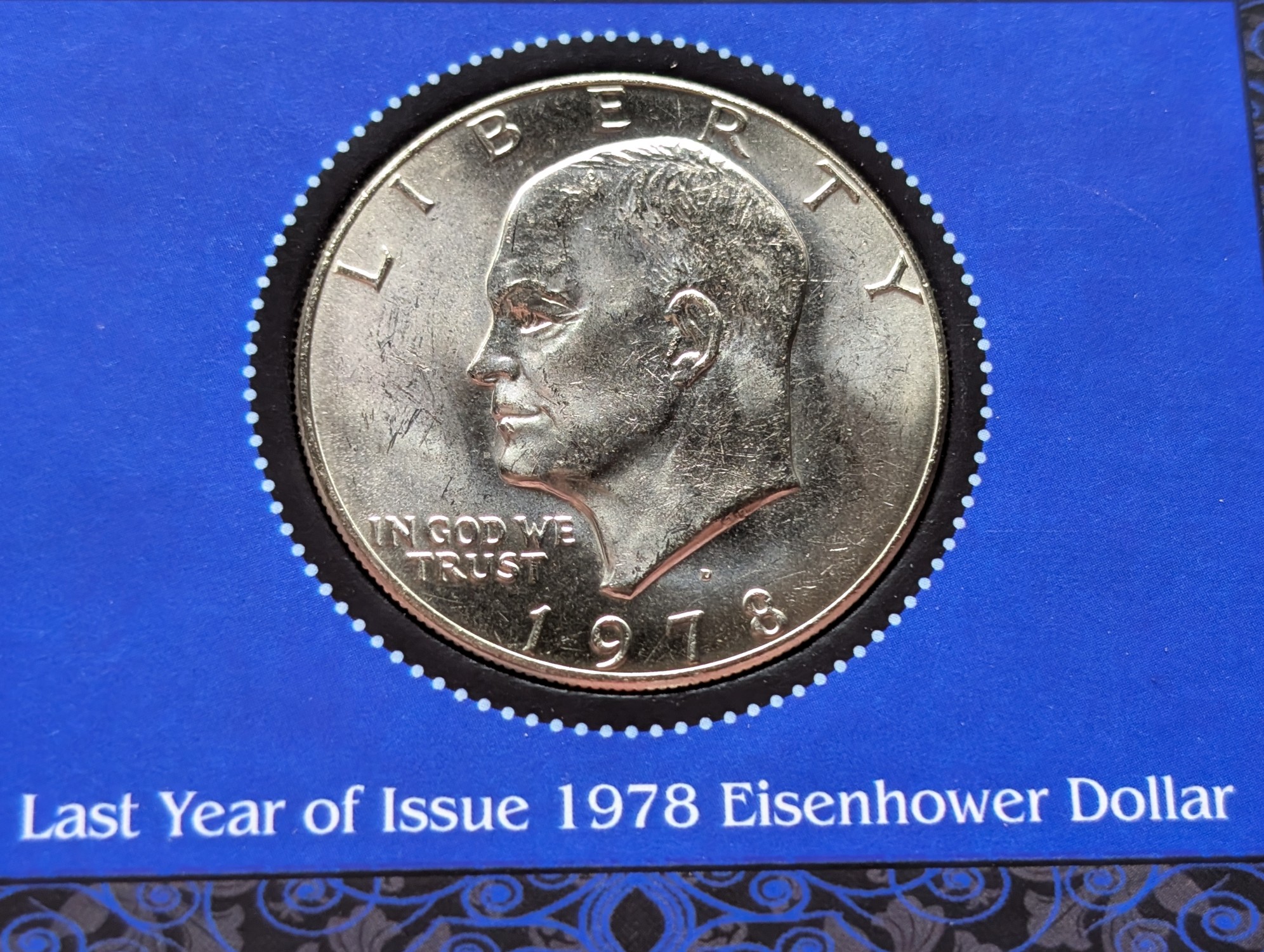 1978-D Eisenhower Dollar In Last Year of Issue Set
