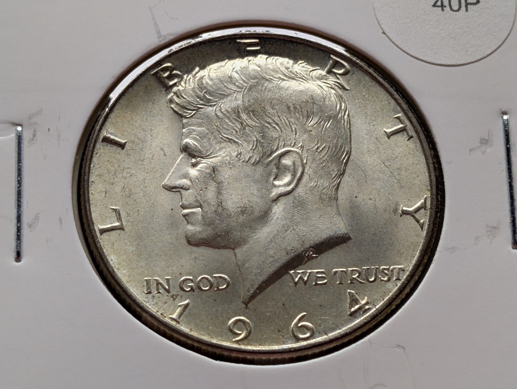 1964 90% Silver Kennedy Half Dollar