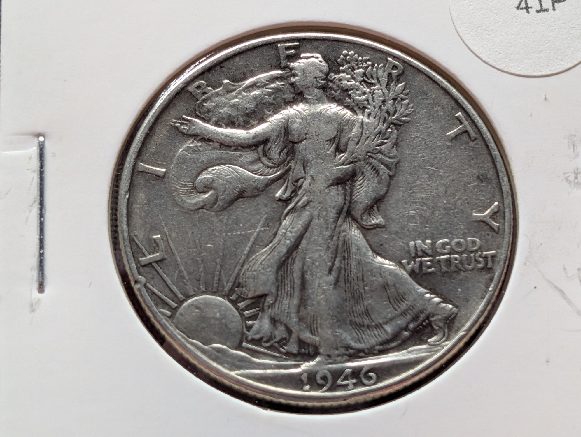 1946 Walking Liberty 90% Silver Half Dollar