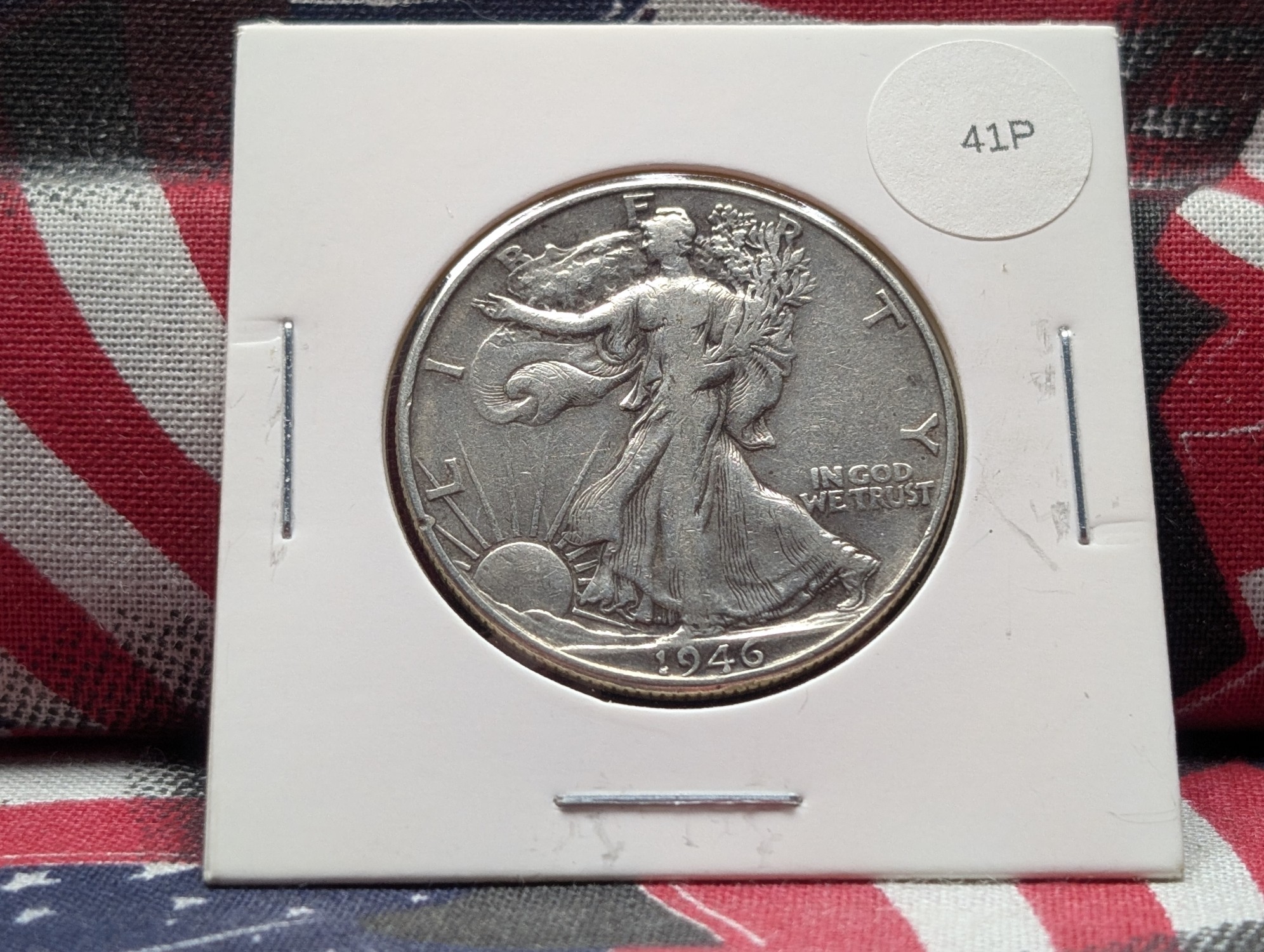 1946 Walking Liberty 90% Silver Half Dollar