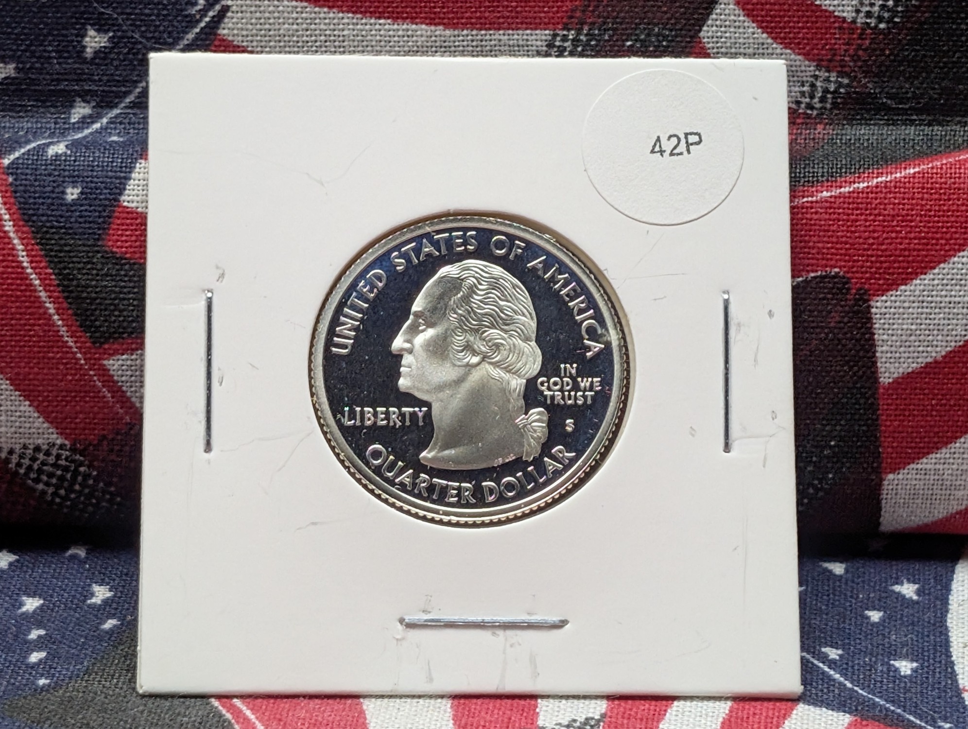 2003-S Proof 90% Silver State Quarter, Maine (ME)