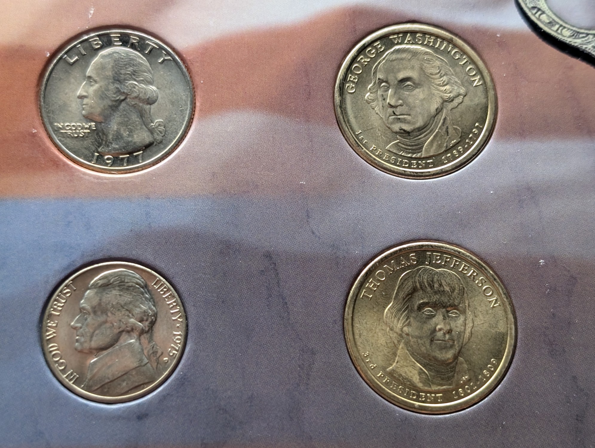 Ultimate Presidential Collection Set with (6) Presidential Dollars, 1977-D Eisenhower Dollar, & More