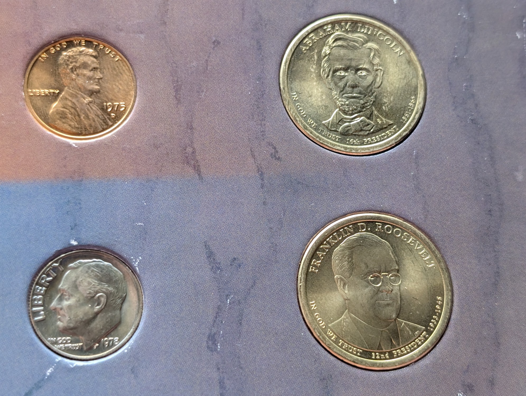 Ultimate Presidential Collection Set with (6) Presidential Dollars, 1977-D Eisenhower Dollar, & More