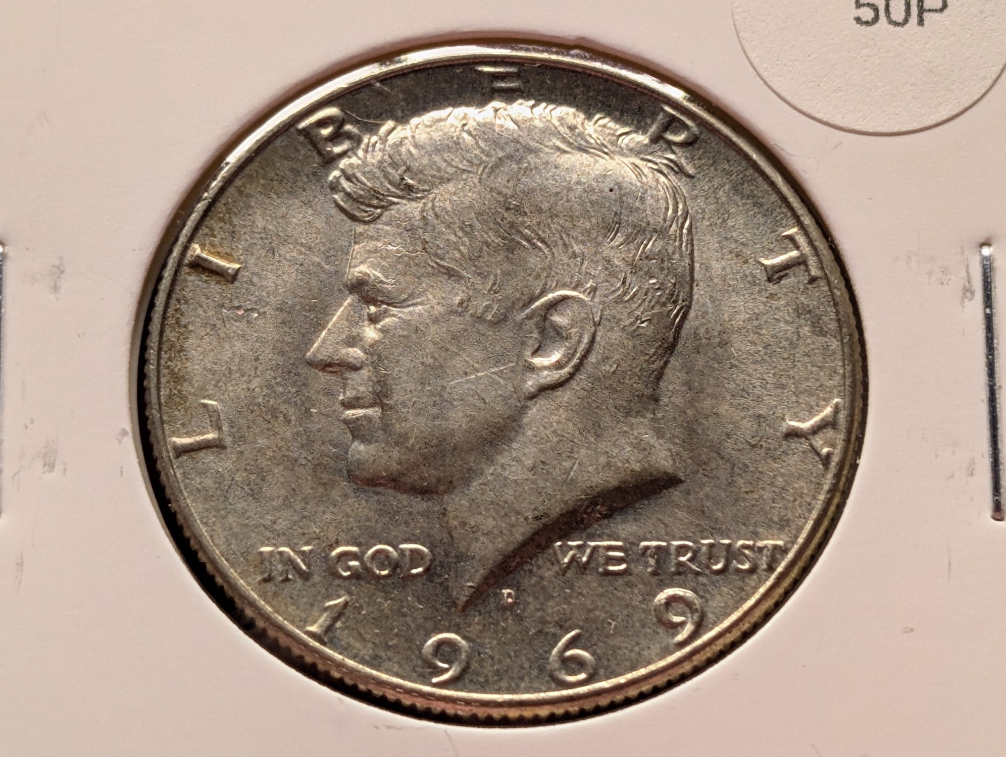 1969-D 40% Silver Kennedy Half Dollar