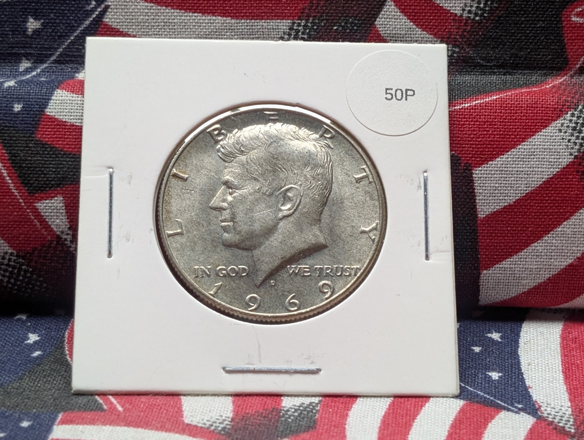 1969-D 40% Silver Kennedy Half Dollar