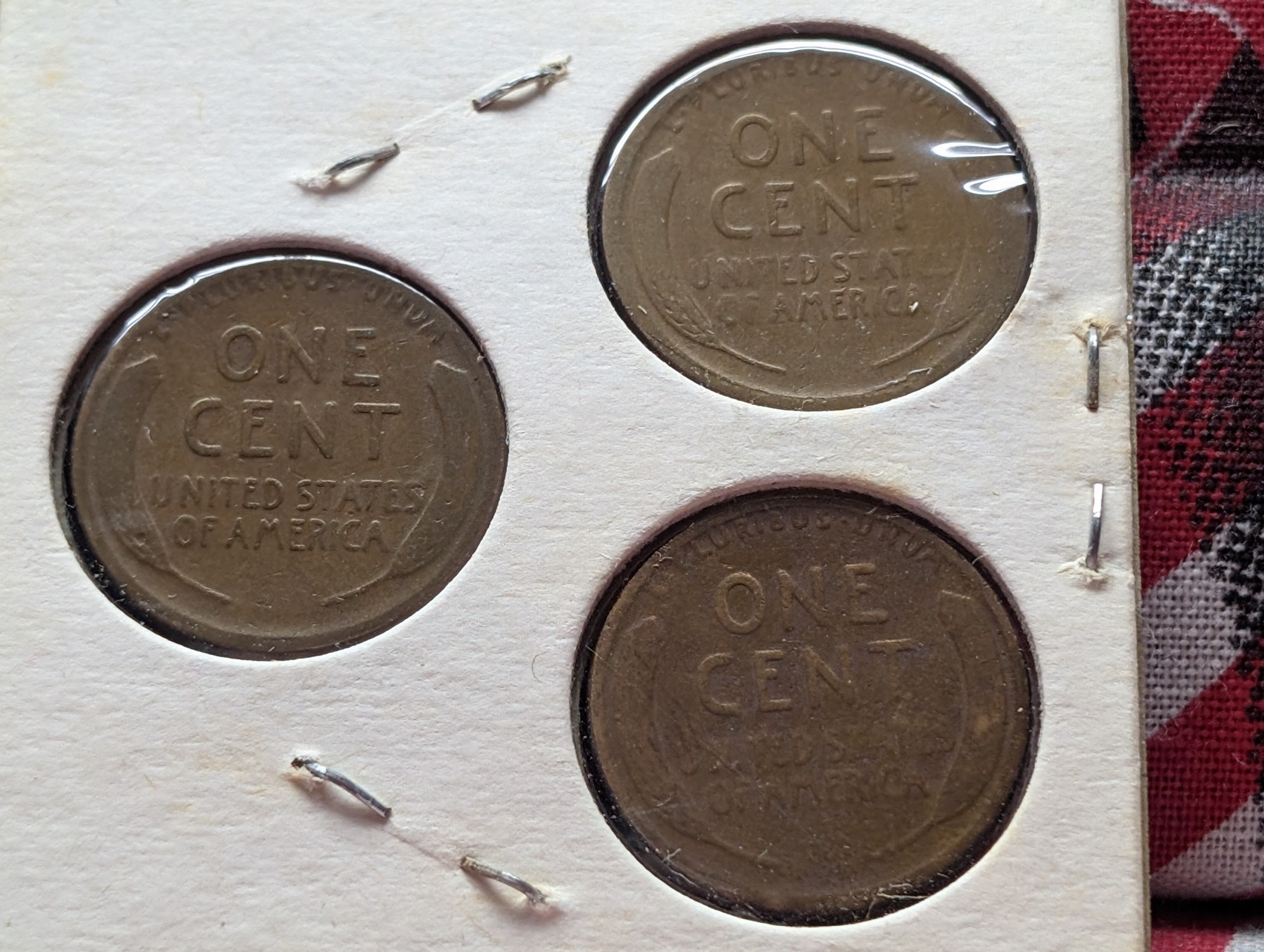 1918-P, D, & S Lincoln Wheat Cents