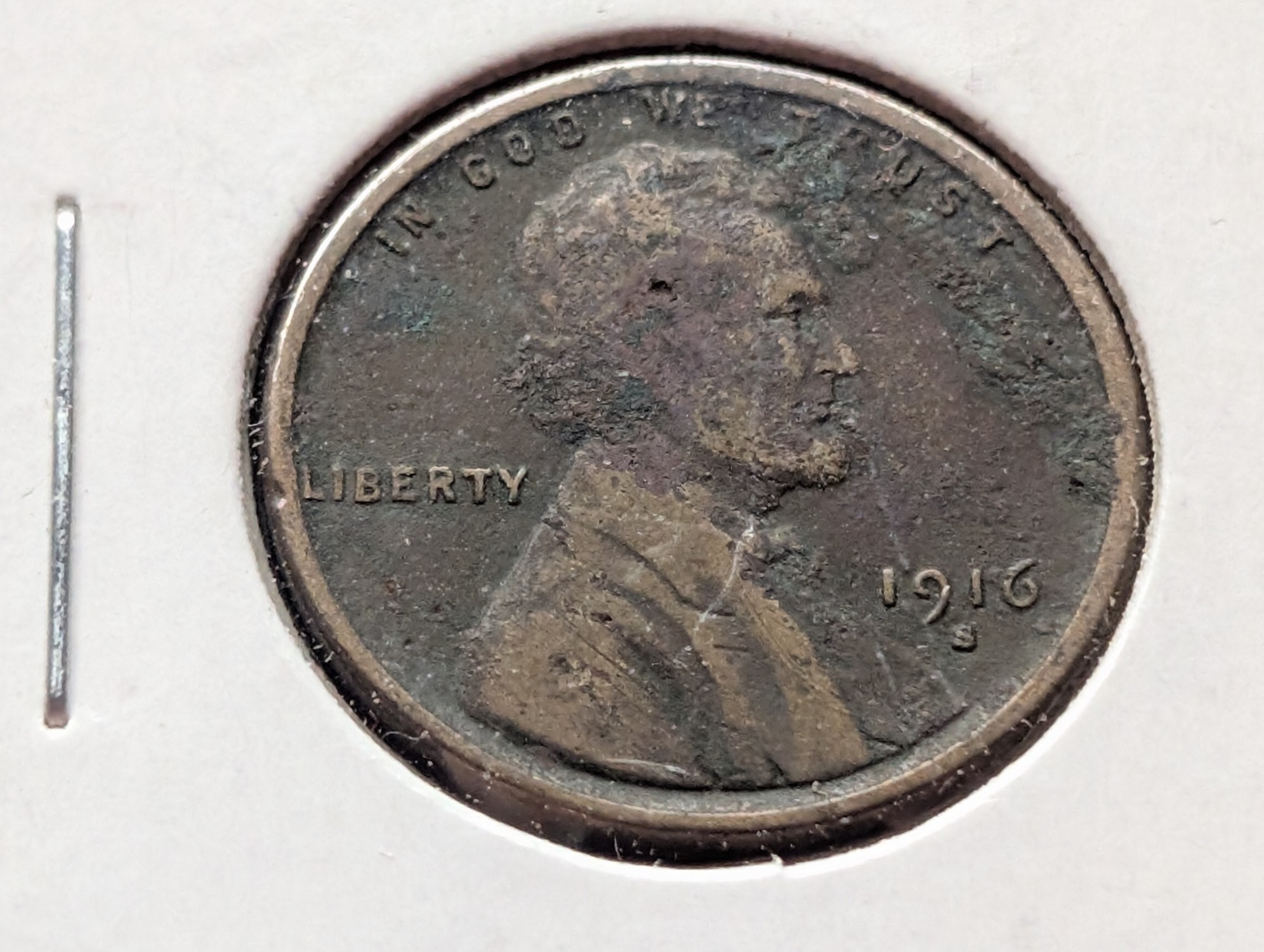 1916-P, D, & S Lincoln Wheat Cents