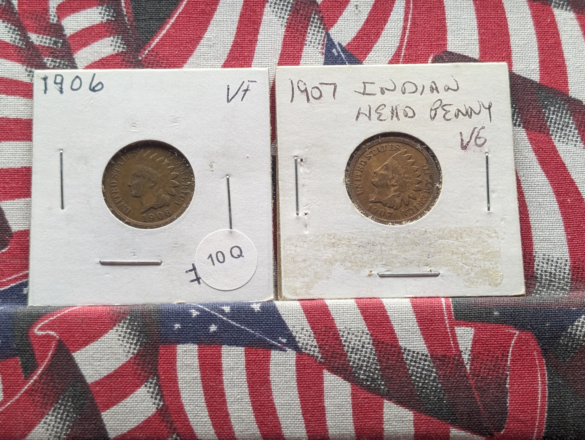 1906 & 1907 Indian Head Cents