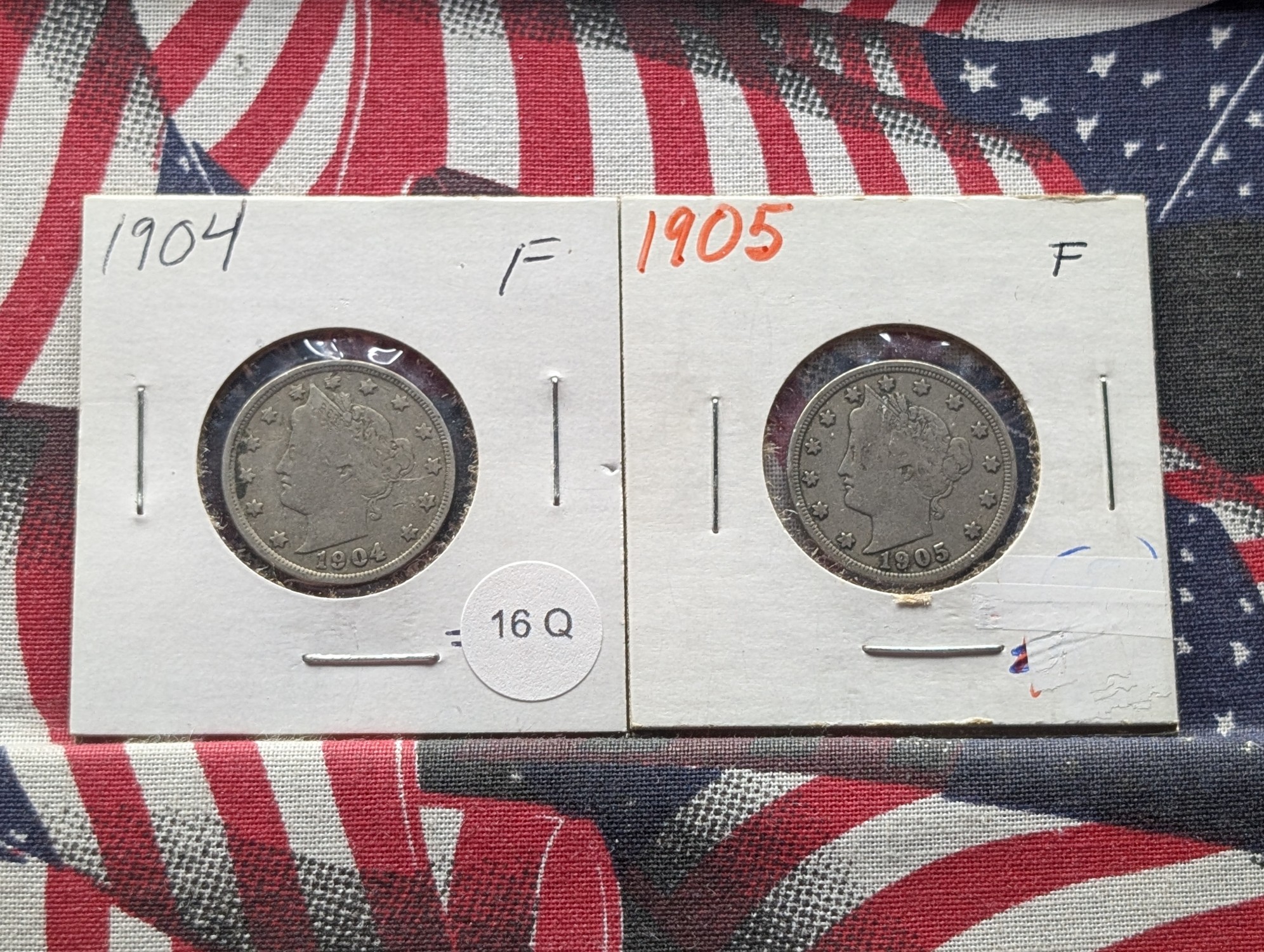 1904 & 1905 Liberty Head V Nickels