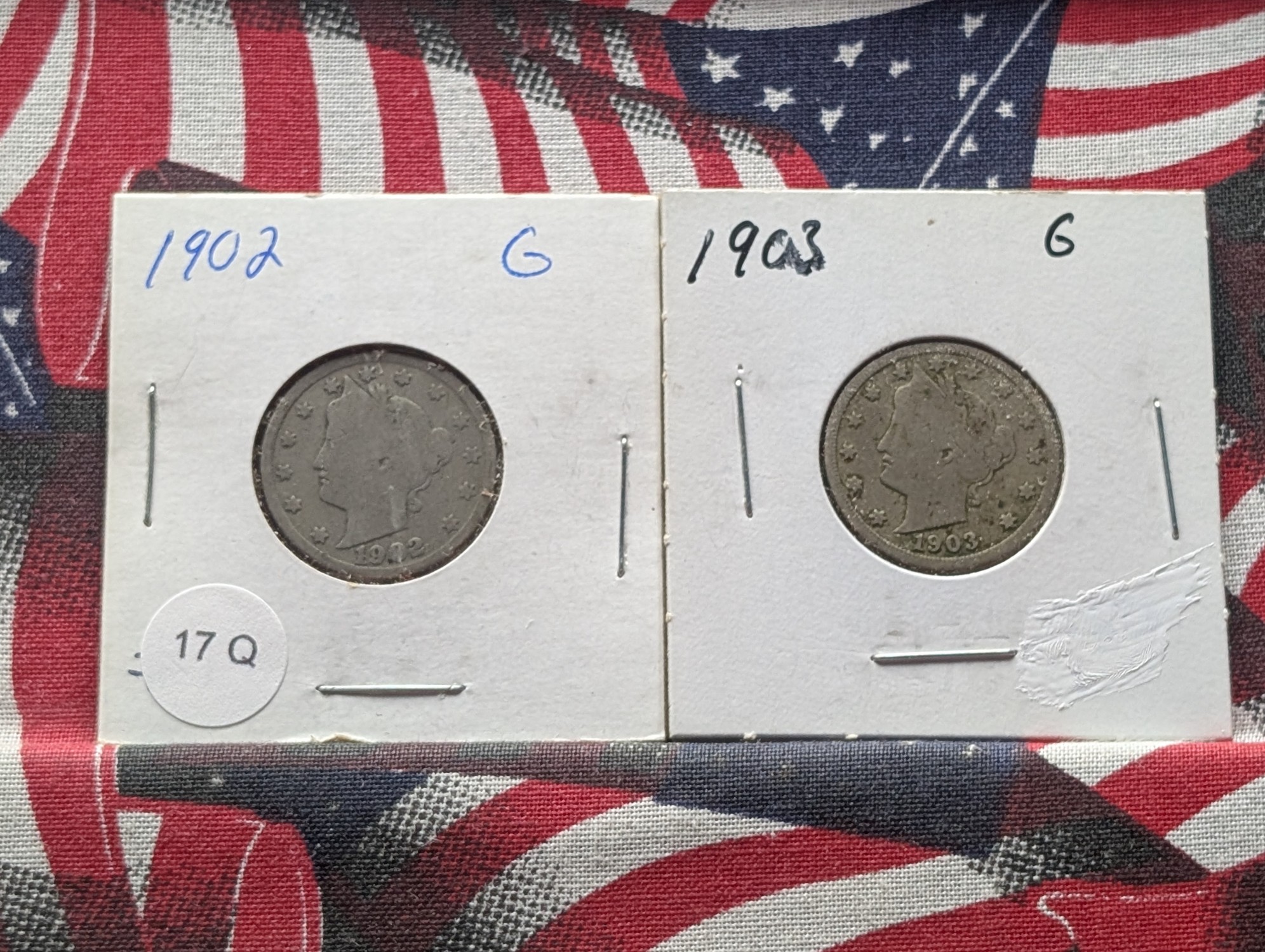 1902 & 1903 Liberty Head V Nickels