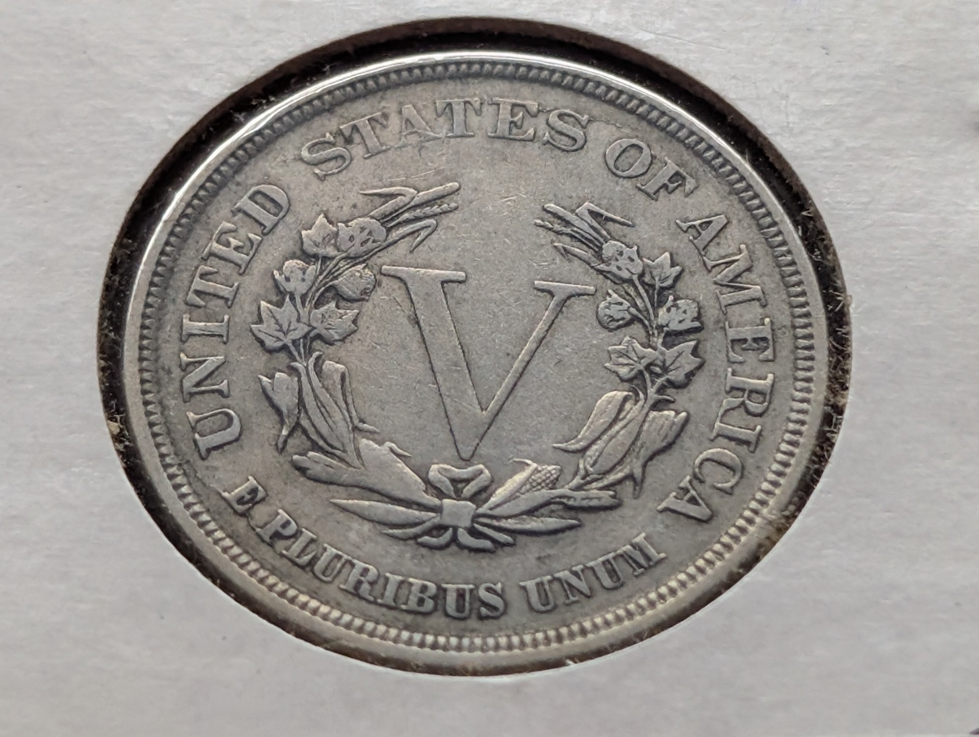 1883 Liberty Head V Nickel, No Cents