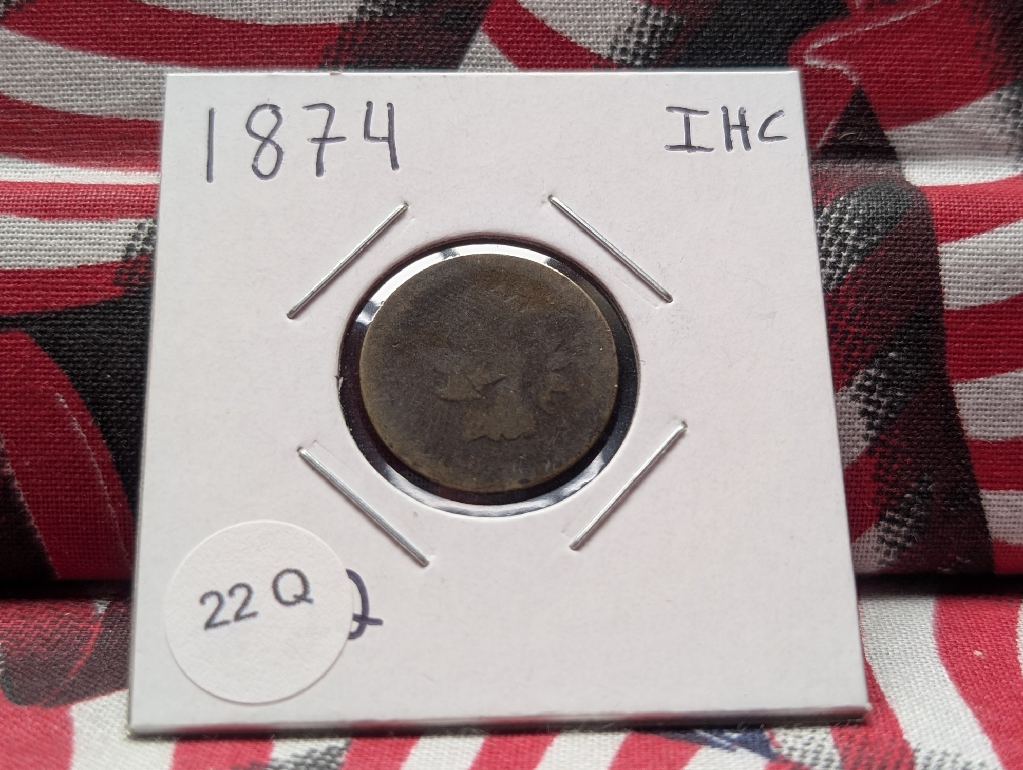 1874 Indian Head Cent