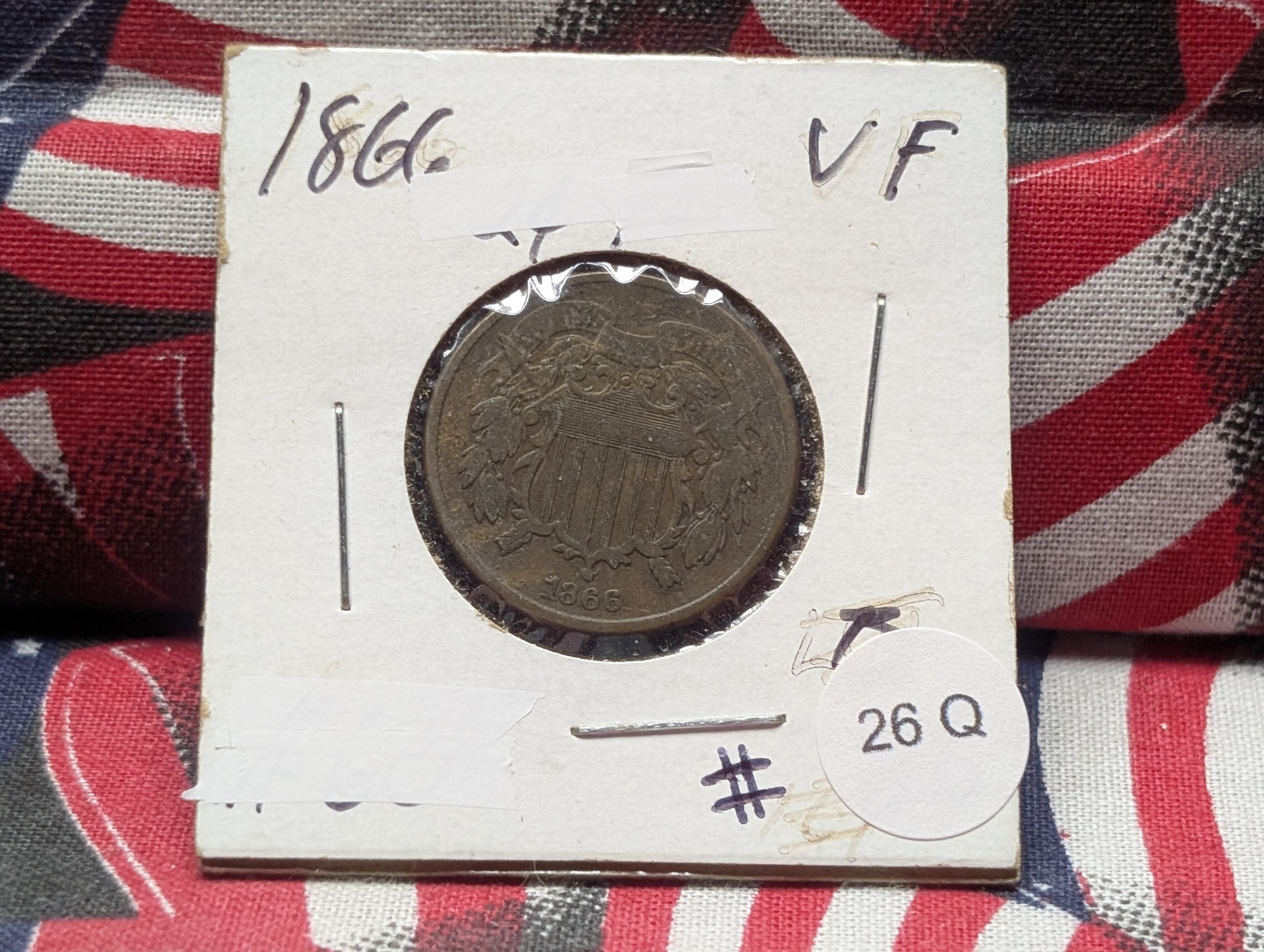 1866 Two Cent Piece